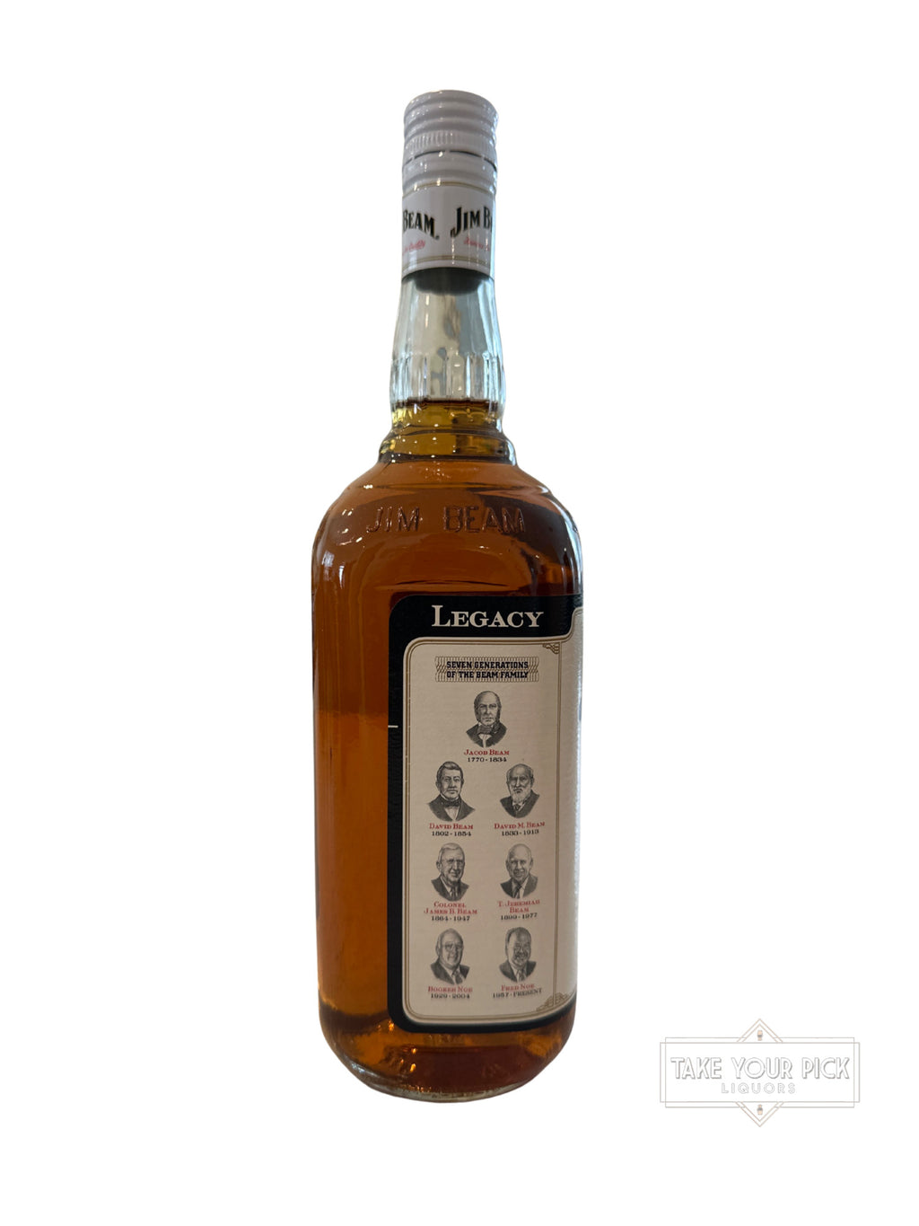 2013 Jim Beam 80 Proof 1.0 Liter 80 Proof 1000ml