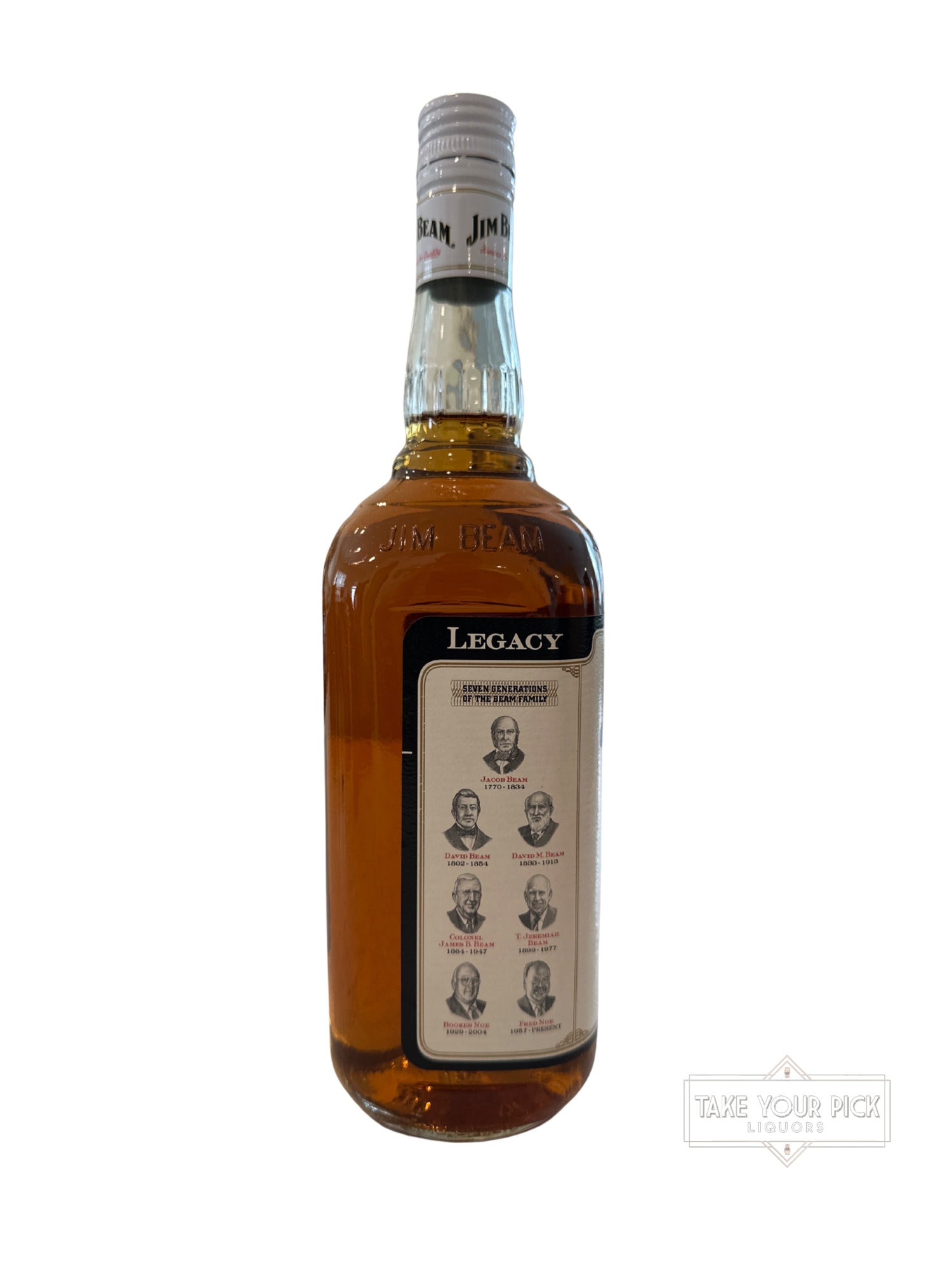 2013 Jim Beam 80 Proof 1.0 Liter 80 Proof 1000ml