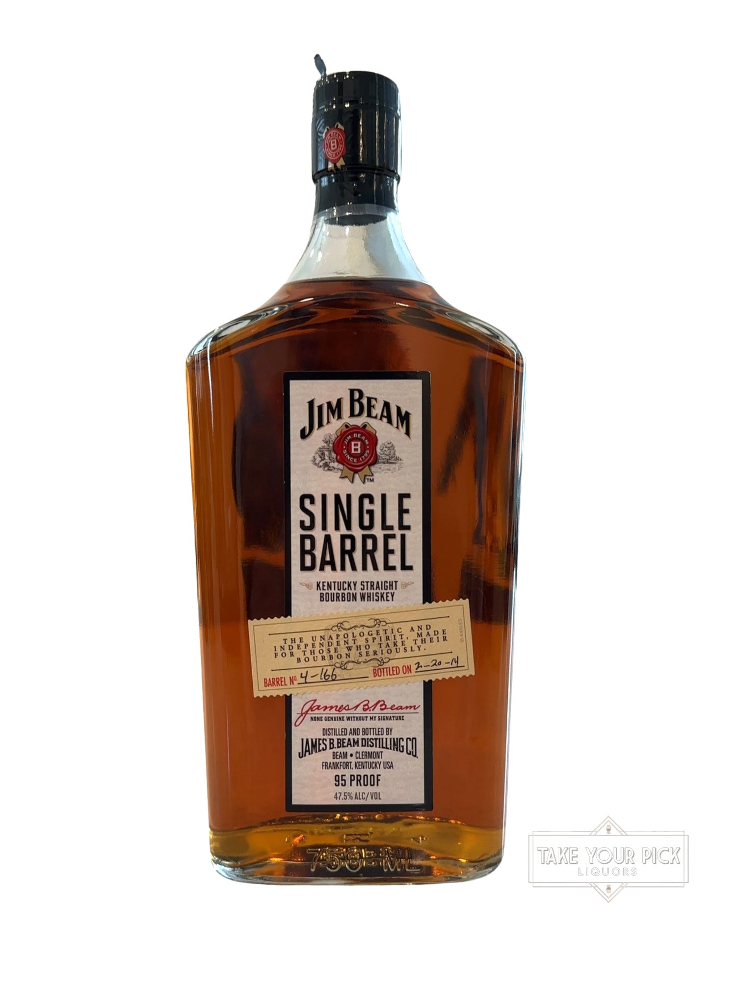 2014 Jim Beam Single Barrel 95 Proof 750ml