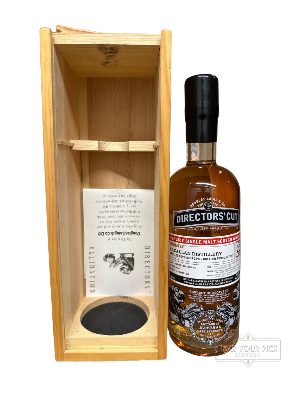 2014 Macallan Douglas Laing Directors' Cut Speyside Single Malt Scotch Whisky 109.8 Proof