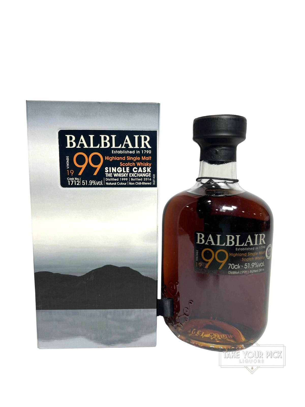 2016 Balblair Vintage '99 Single Cask 16 Year 103.8 Proof 700ml