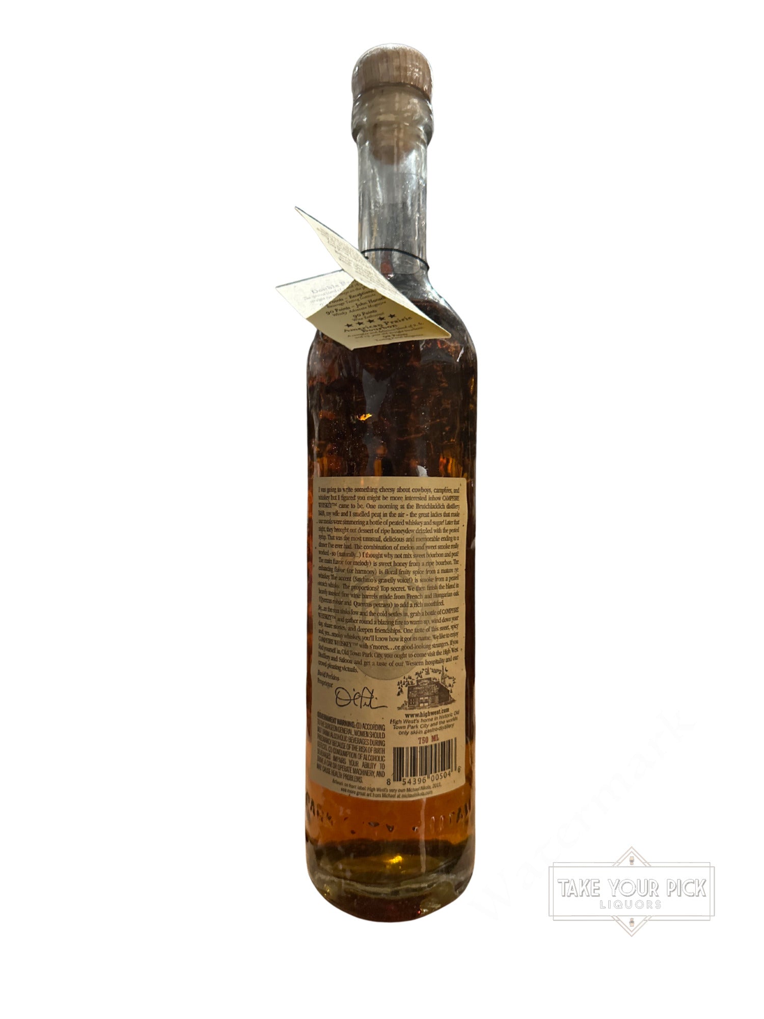 2016 High West Distillery Campfire 92 Proof
