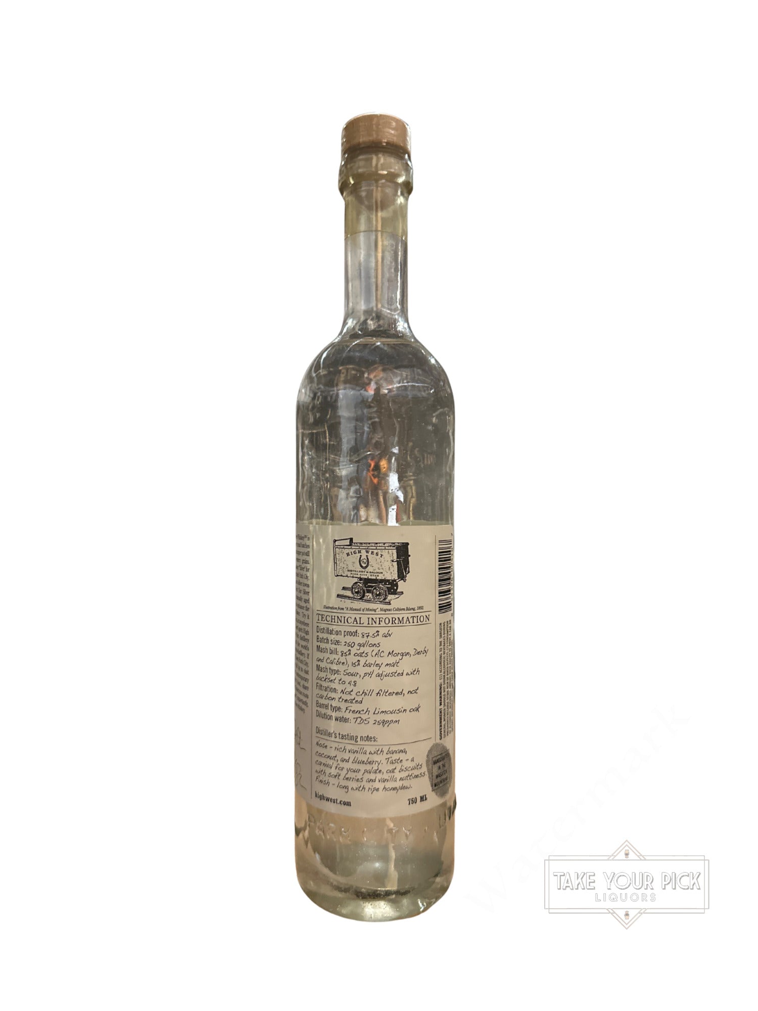 2016 High West Silver Western Oat 80 Proof