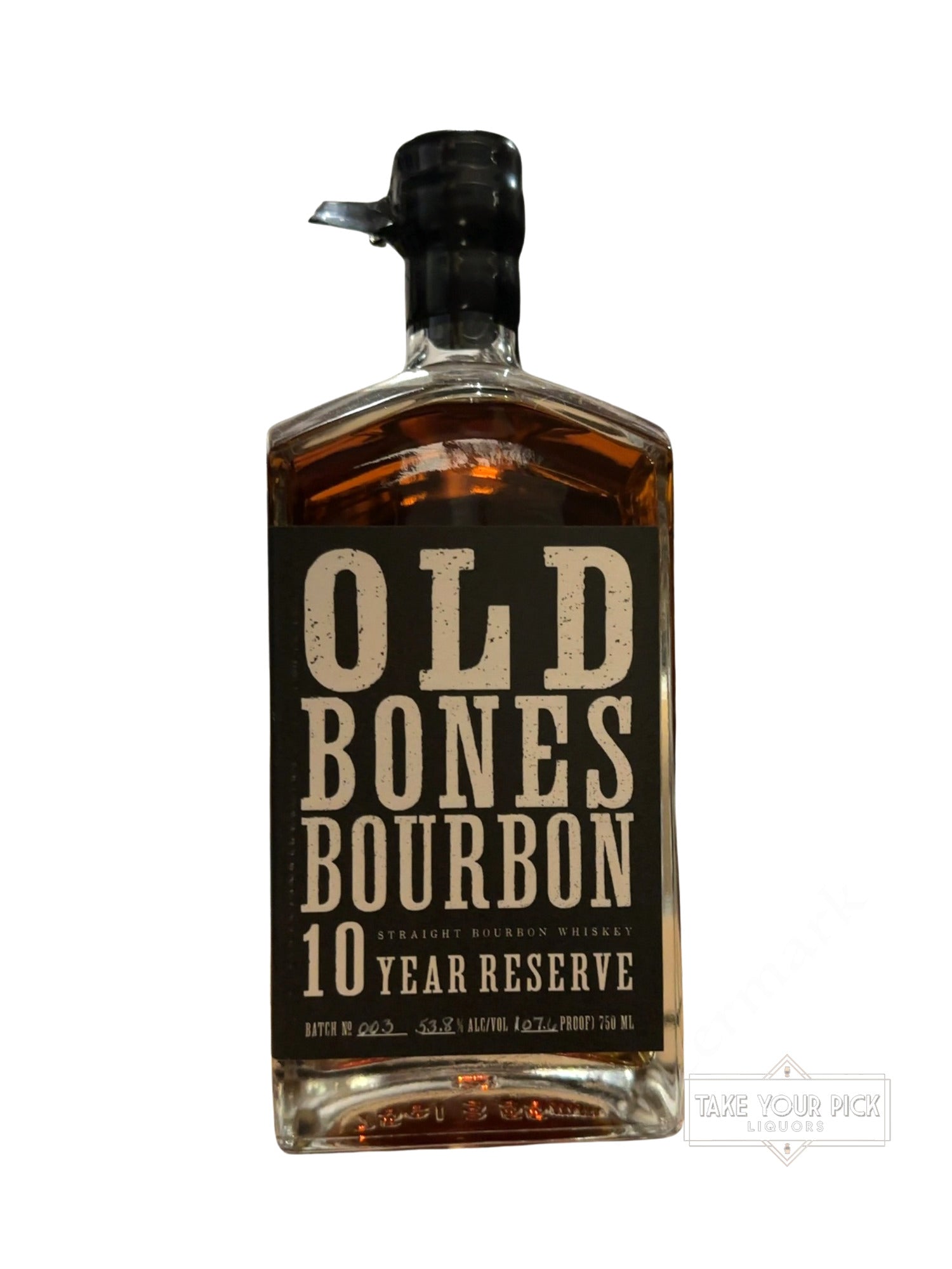 2016 Old Bones Bourbon 10 Year Reserve 107.6 Proof