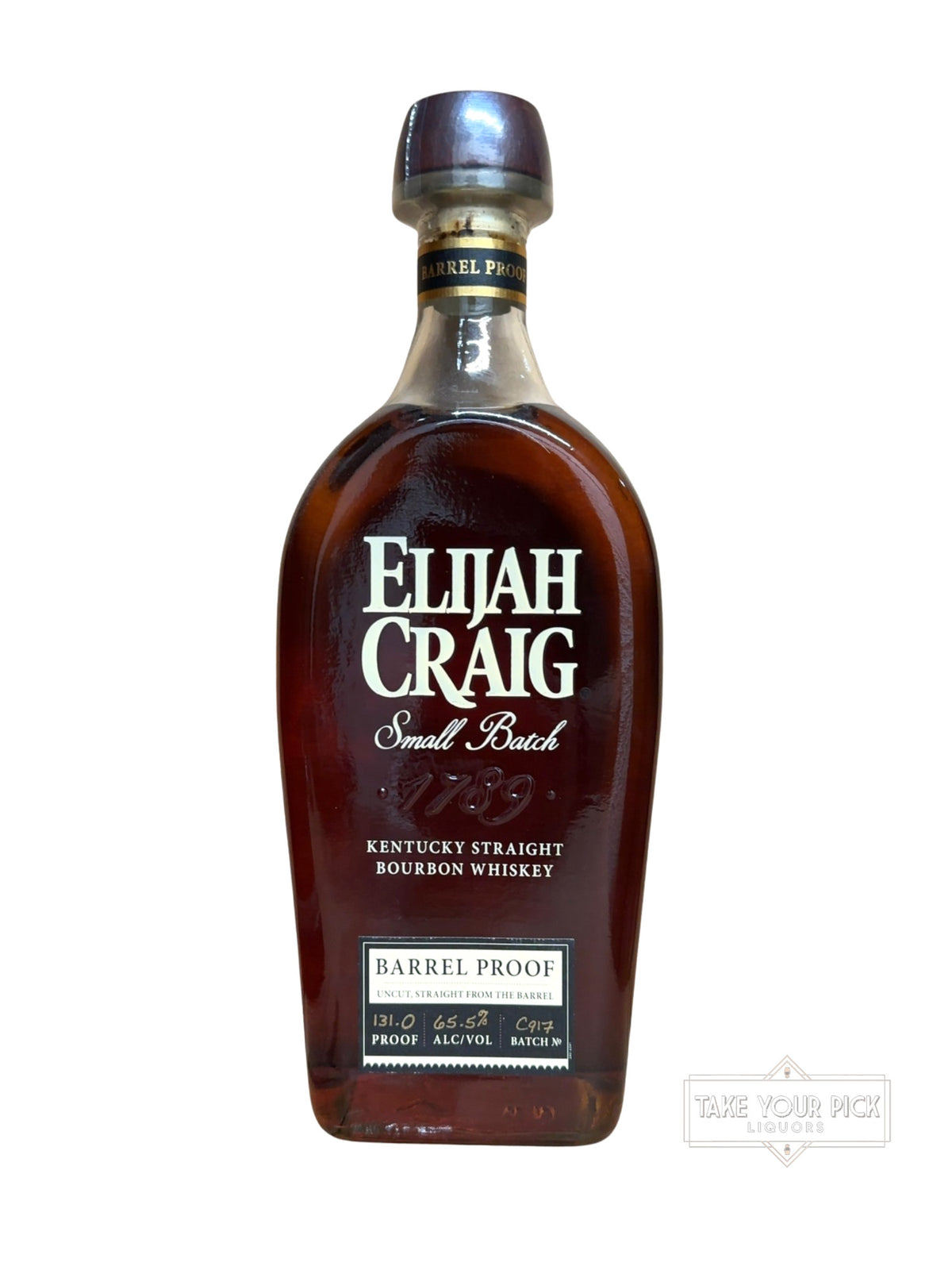 2017 Elijah Craig Barrel Proof 131 Proof 750ml Batch C917