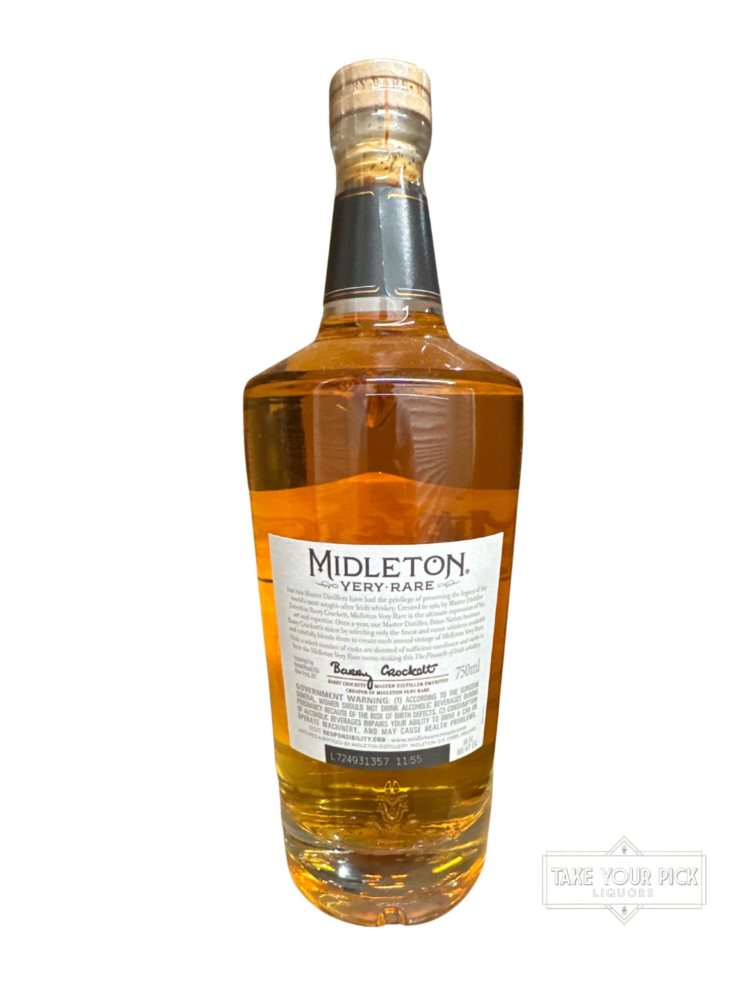 2017 Midleton Very Rare Vintage Release 80 Proof NO BOX 80 Proof 750ml