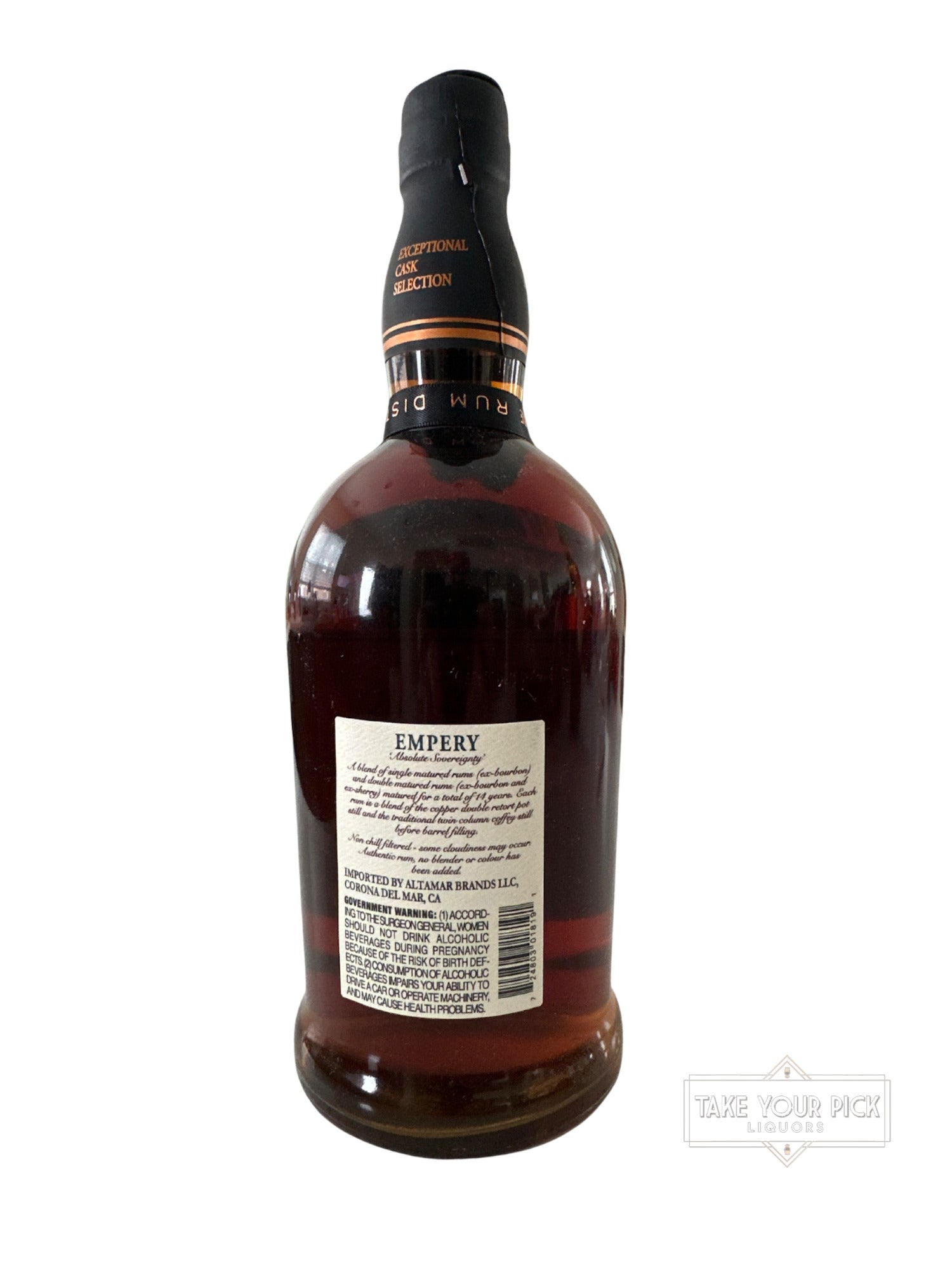 2018 Foursquare Rum Empery 112 Proof 750ml