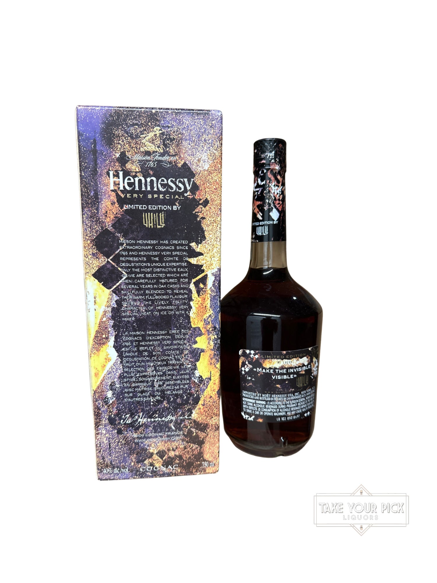 2018 Hennessy Vhils Limited Edition 80 Proof 750ml
