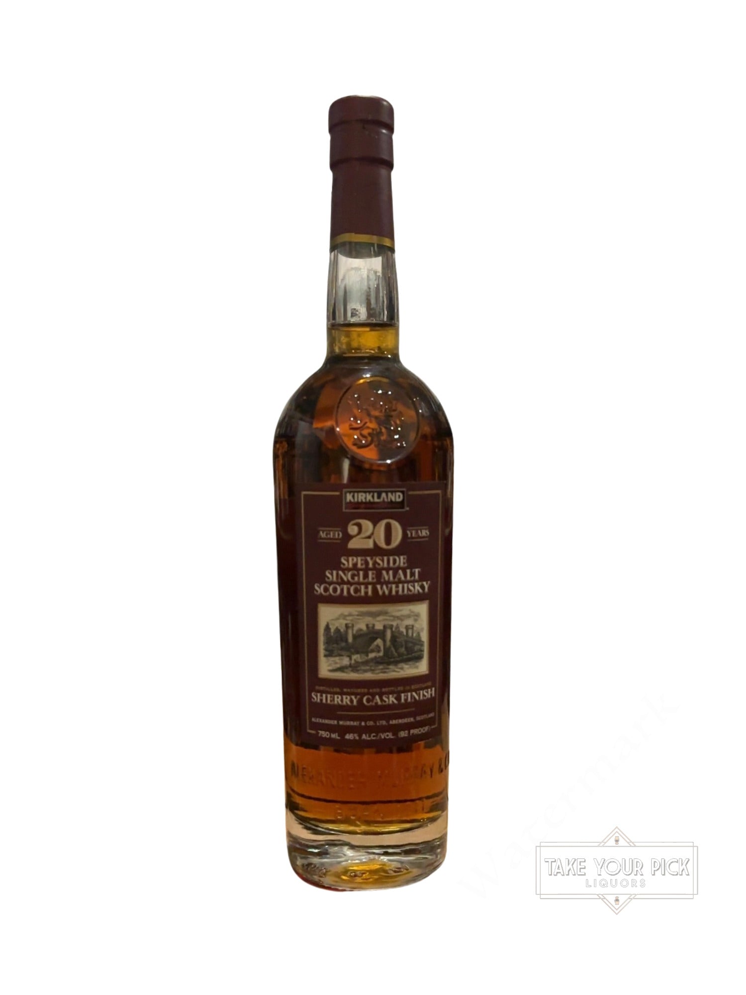 2018 Kirkland Speyside Single Malt Scotch Whisky Sherry Cask Finish 92 Proof