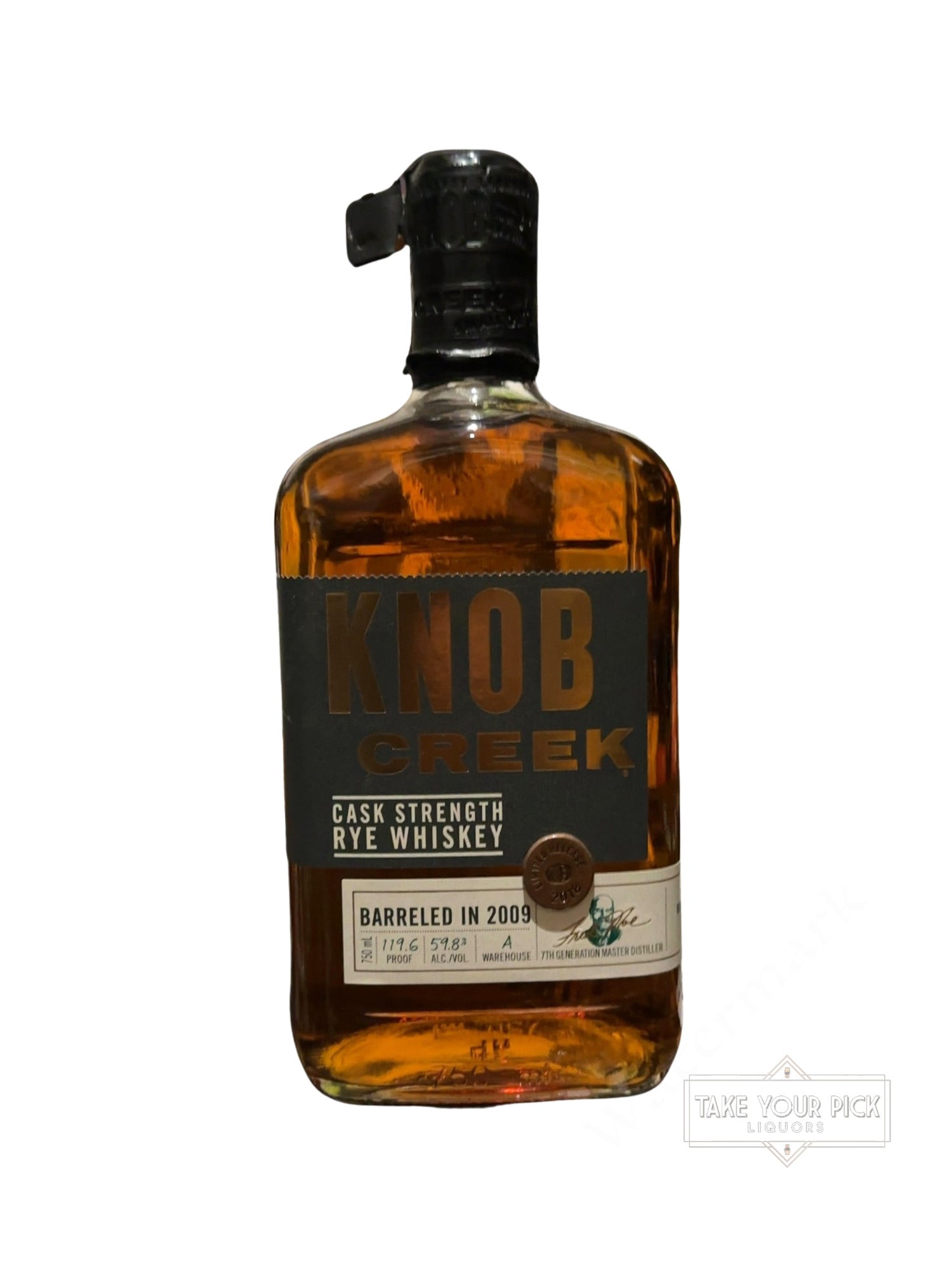 2018 Knob Creek Cask Strength Rye Whiskey 119.6 Proof 750ml