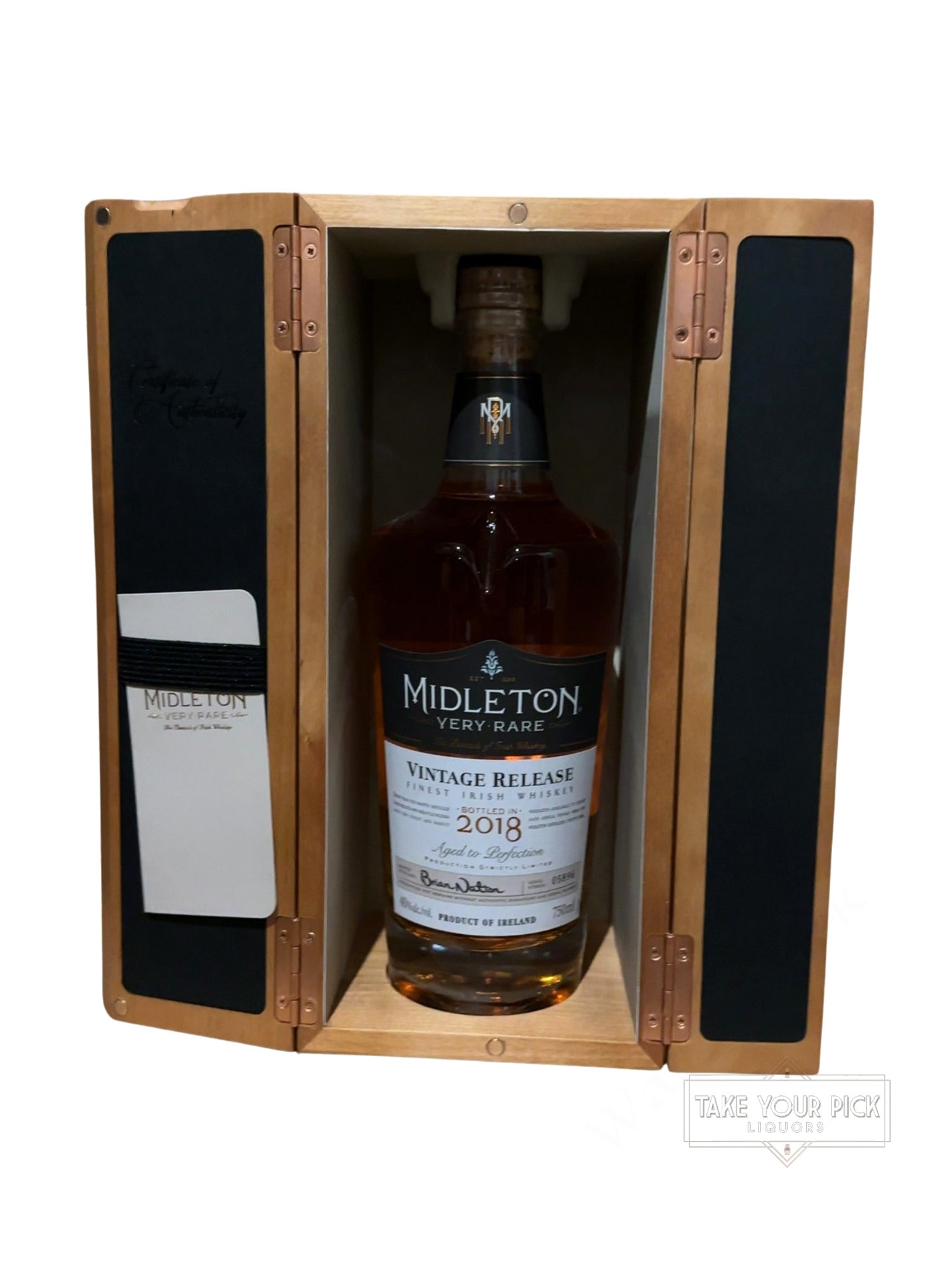 2018 MIDLETON VERY RARE Vintage Release 80 Proof