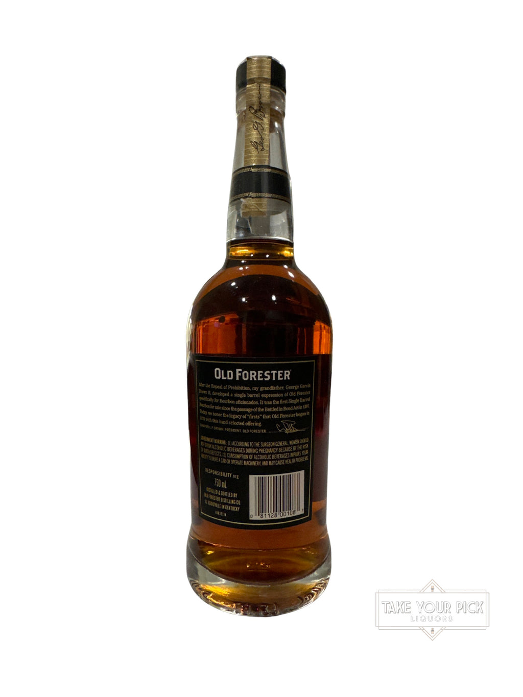 2018 Old Forester Distilling Co. Old Forester Single Barrel 90 Proof 750ml
