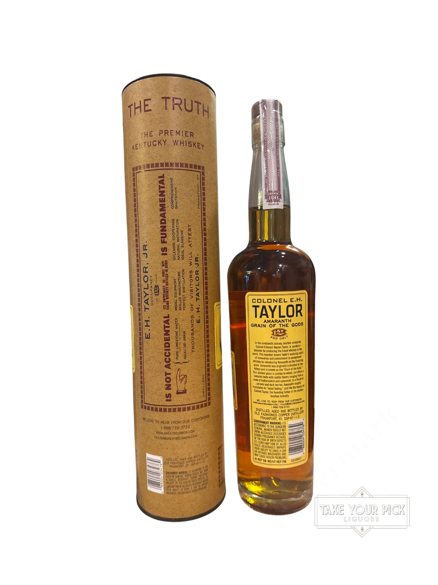 2019 Colonel E.H. Taylor, Amaranth Grain of the Gods 100 Proof 750ml
