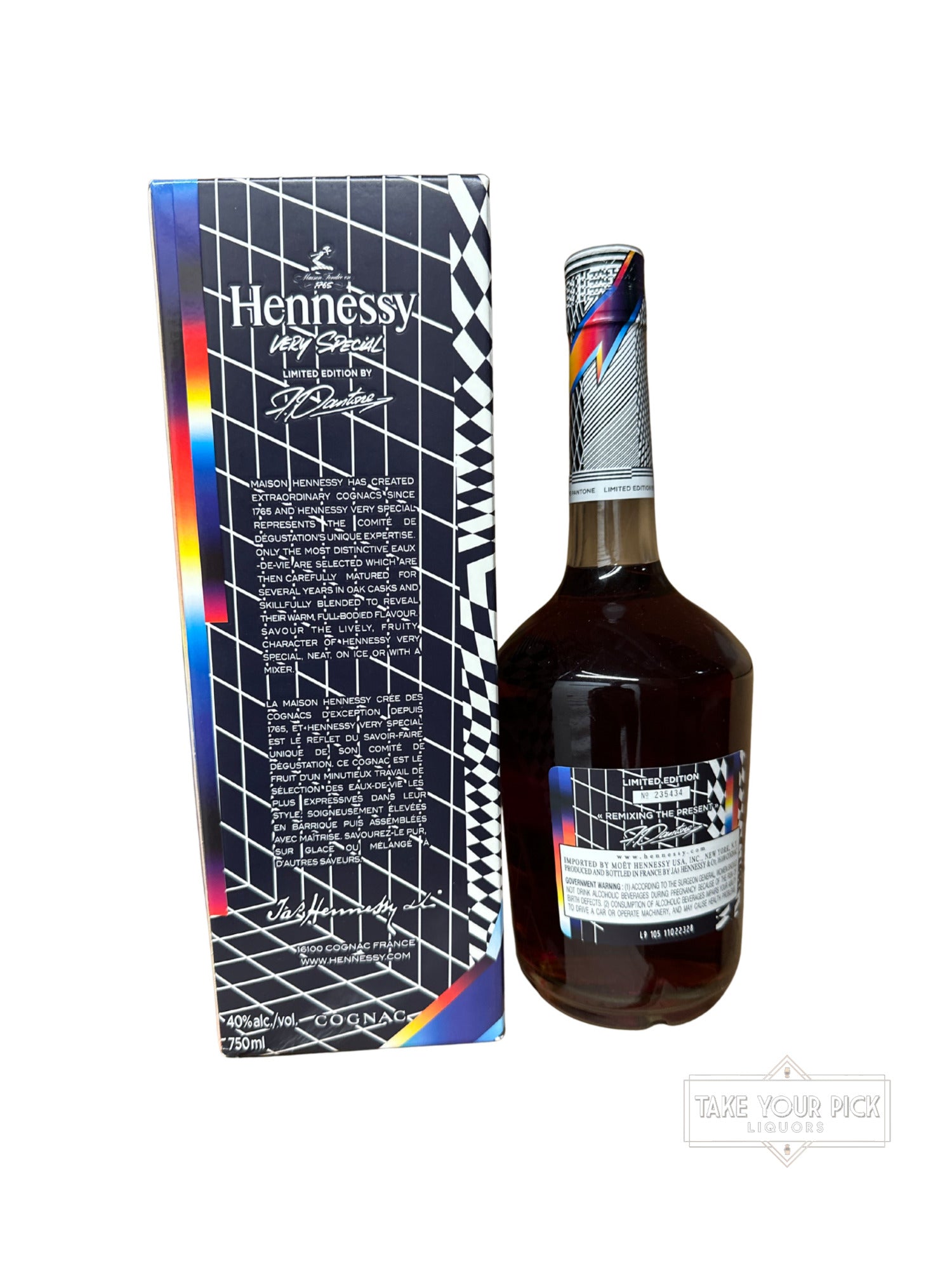 2019 Hennessy Felipe Pantone 80 Proof 750ml