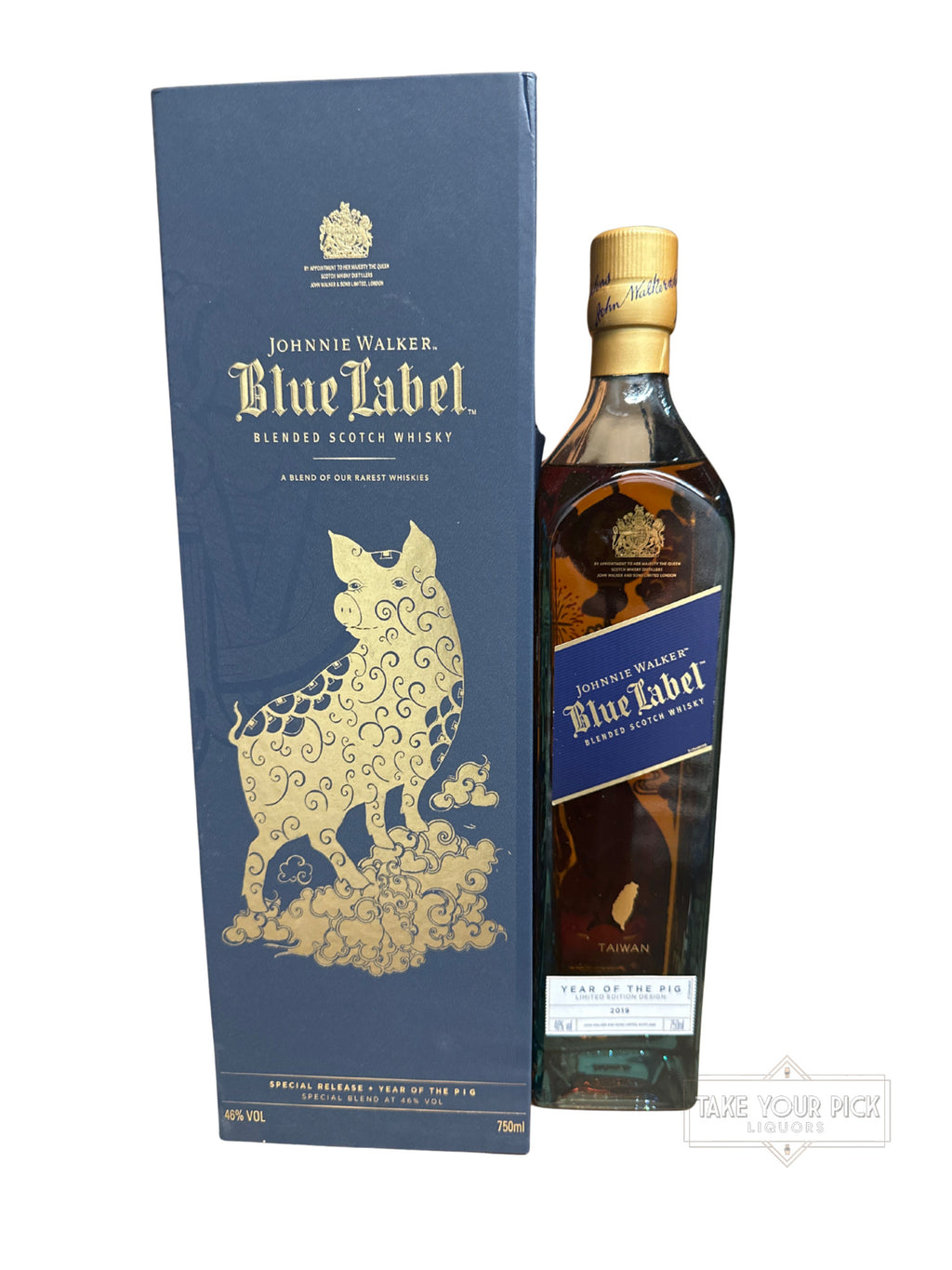 2019 Johnnie Walker Blue Label Special Release Taiwan Year of the Pig 92 Proof 750ml