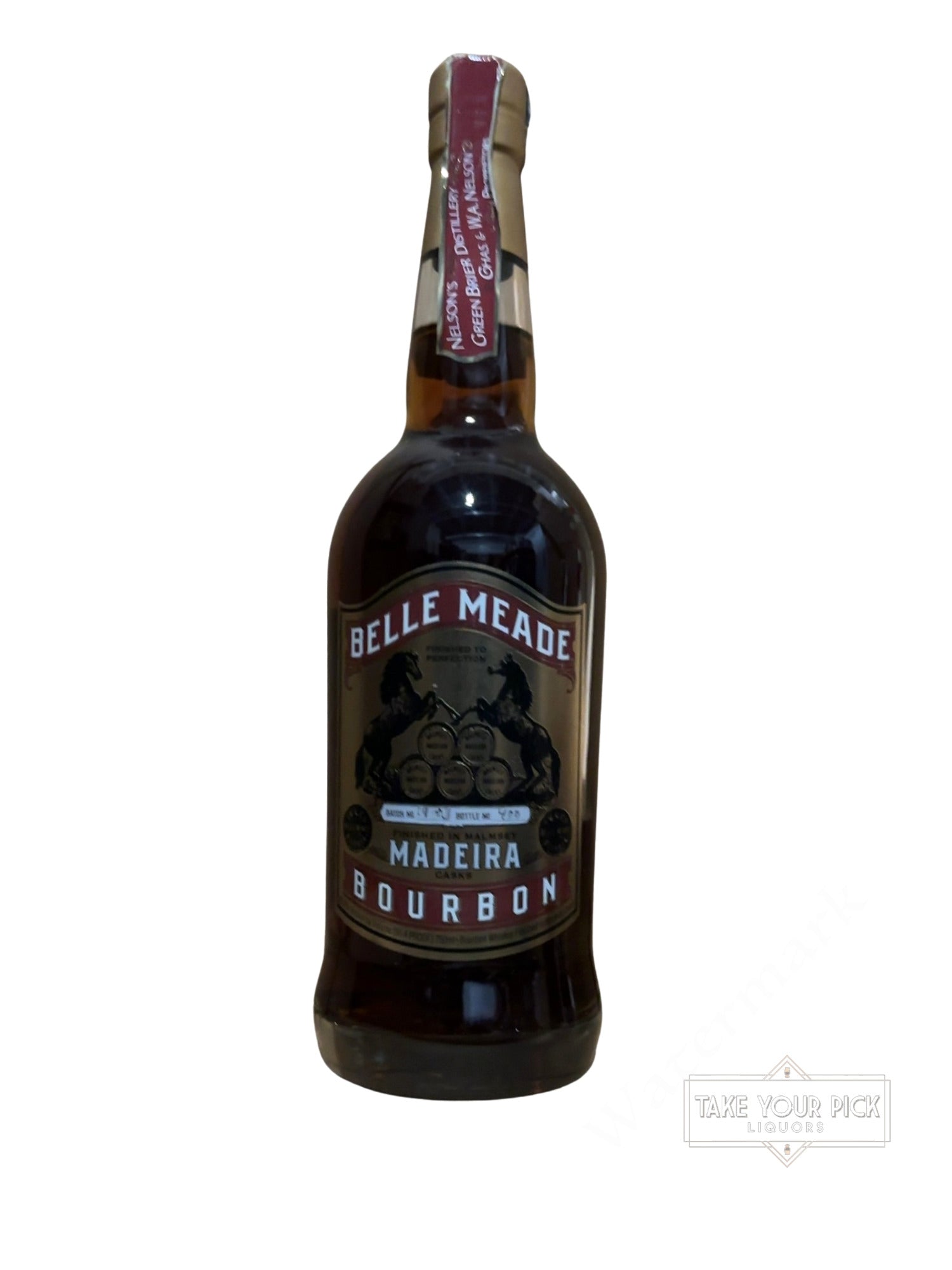 2019 NELSON'S GREEN BRIER DISTILLERY BELLE MEADE Madeira Bourbon 90.4 Proof