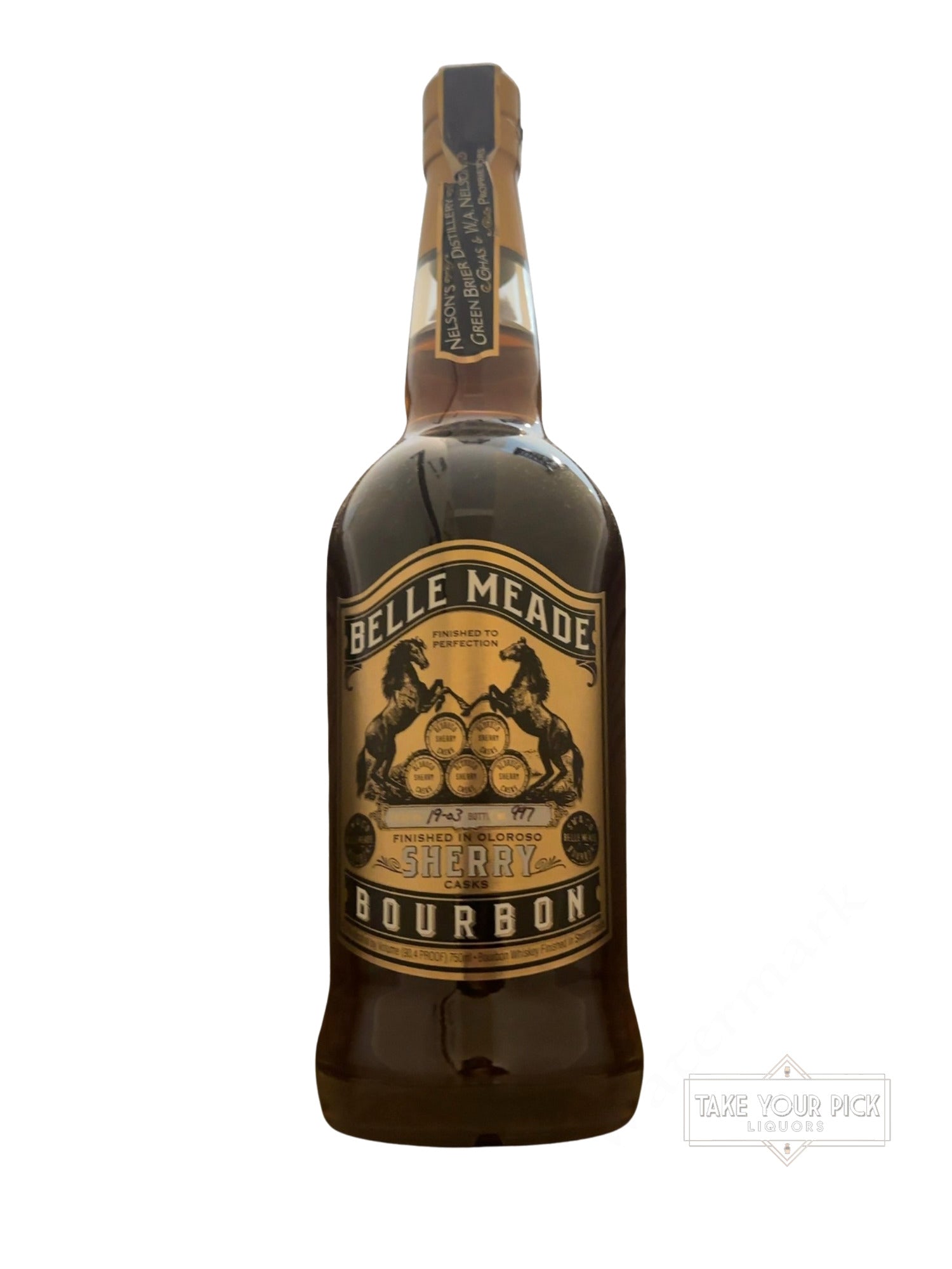2019 Nelson's Green Brier Distillery Belle Meade Finished in Oloroso Sherry Casks Bourbon 90.4 Proof