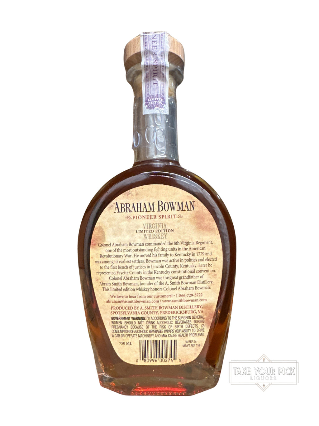 2020 Abraham Bowman Gingerbread #2 110 Proof 750ml