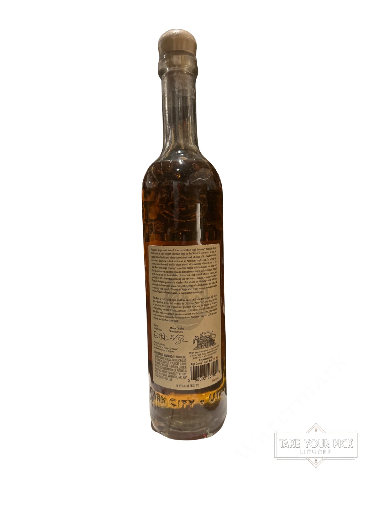 2020 High West Distillery High Country American Single Malt 88 Proof