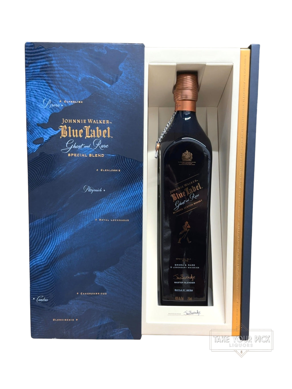 2020 Johnnie Walker Blue Label Ghost & Rare Brora 92 Proof 750ml