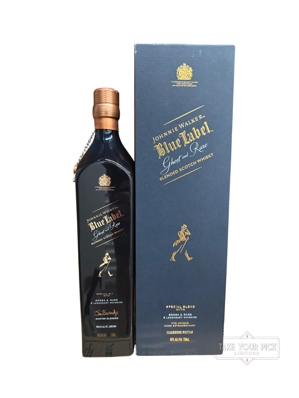 2020 Johnnie Walker Blue Label Ghost & Rare Brora 92 Proof 750ml