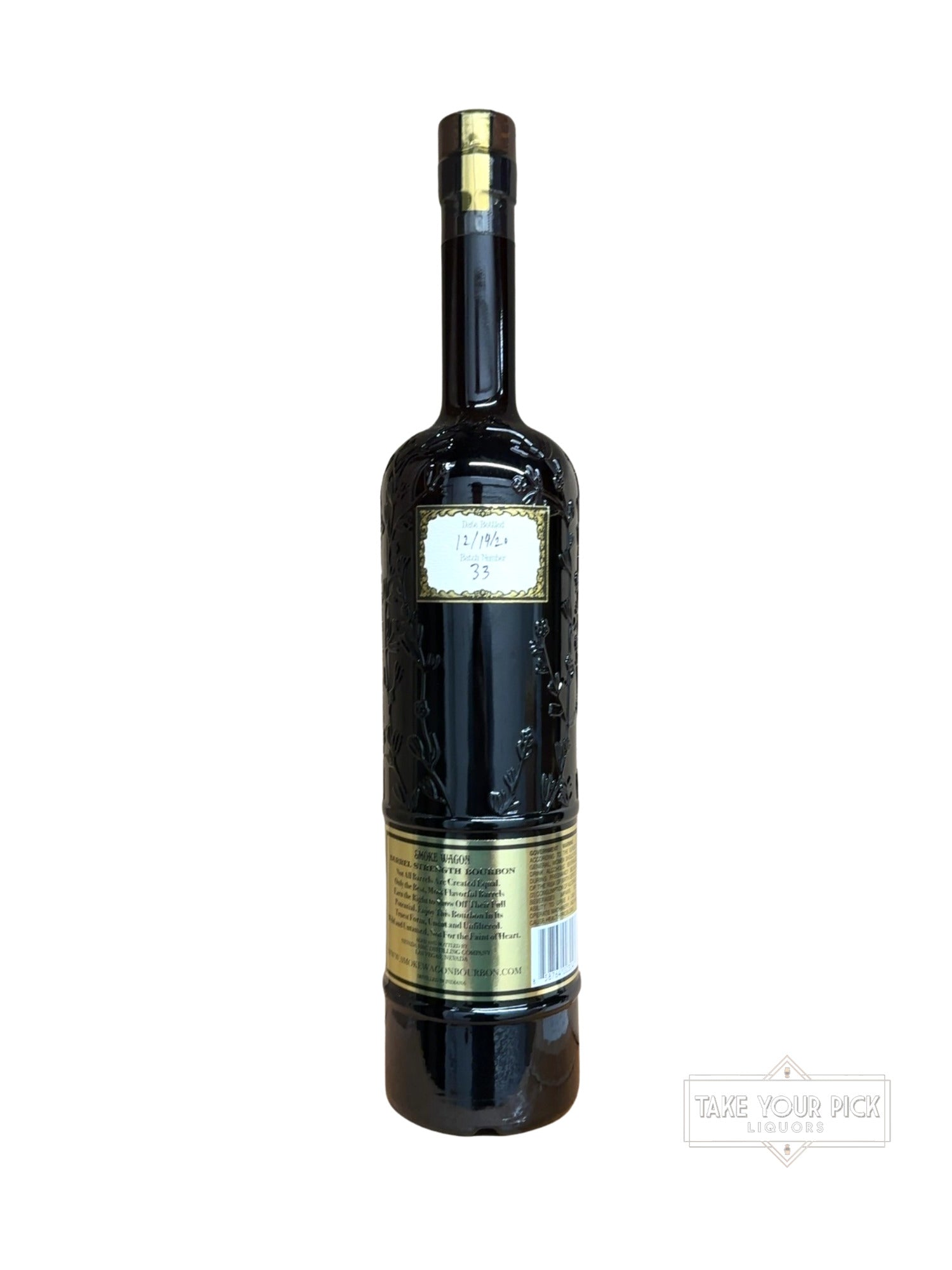 2020 SMOKE WAGON BARREL STRENGTH BOURBON 115.5 Proof 750ml Batch 33