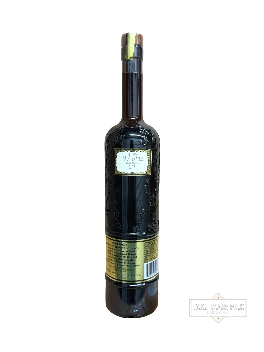 2020 Smoke Wagon Barrel Strength Bourbon 114.92 Proof 750ml Batch 27