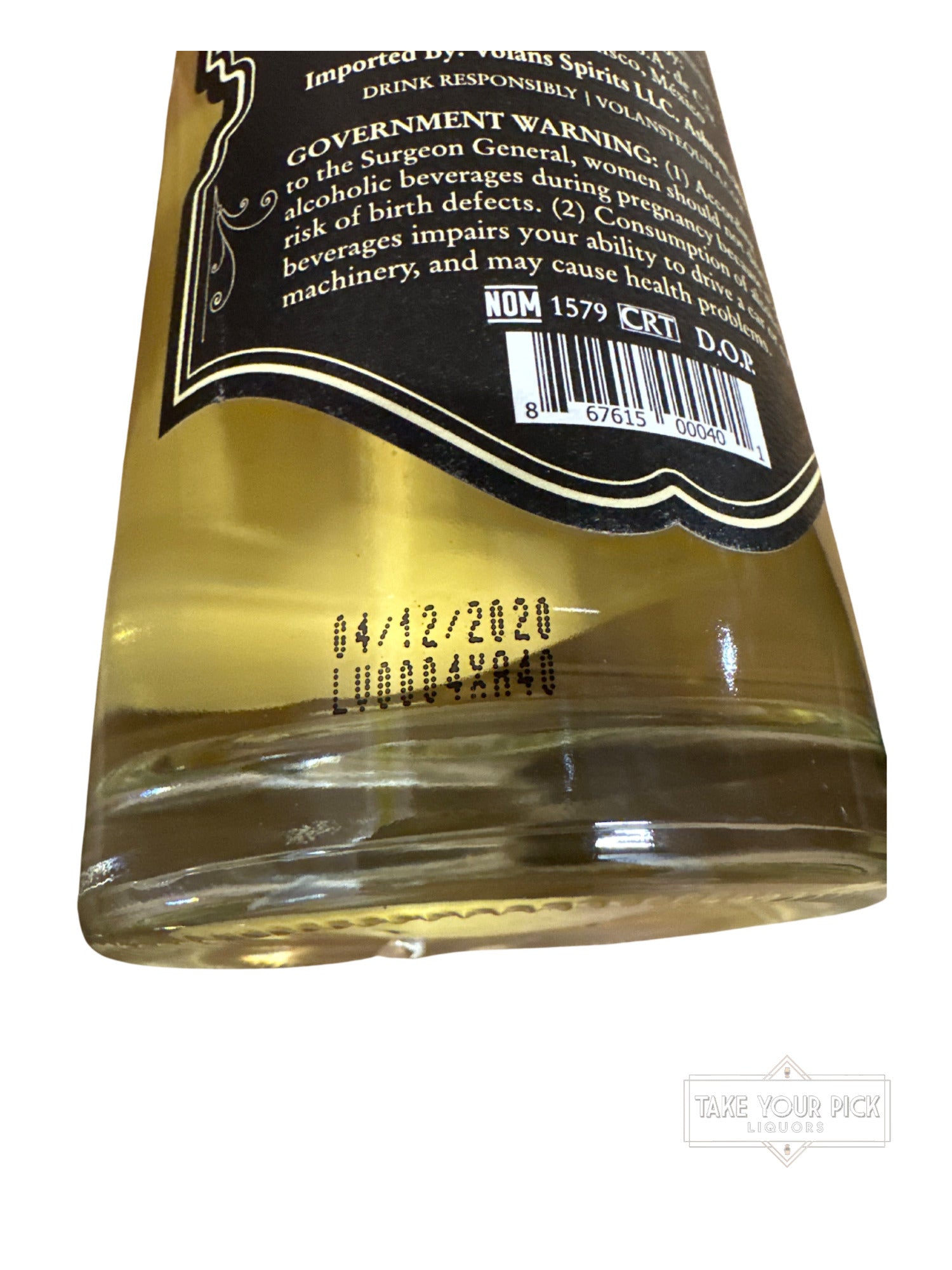 2020 VOLANS ULTRA PREMIUM TEQUILA EXTRA AÑEJO 80 Proof 750ml