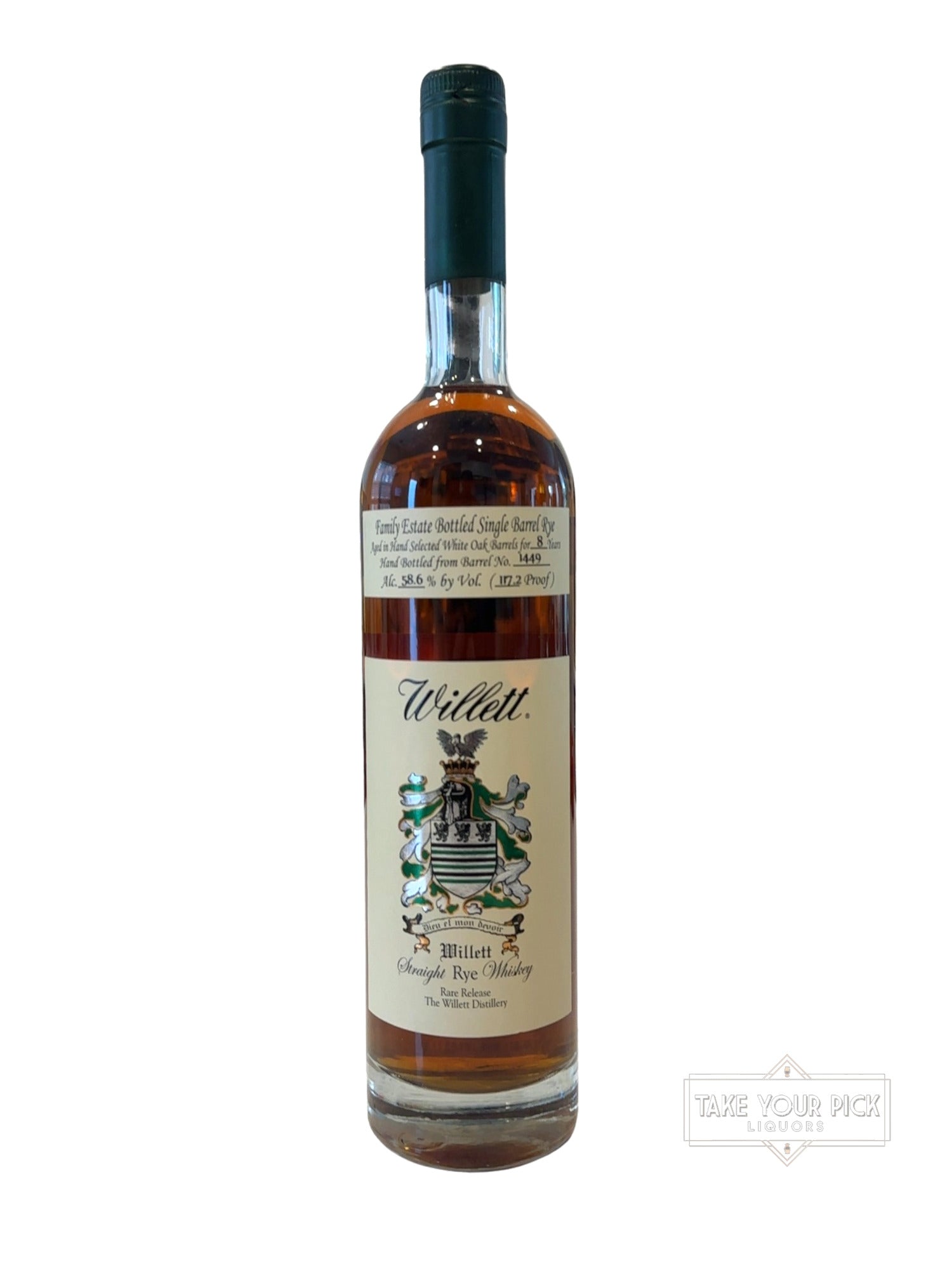 2020 Willett #1449 Lion’s Share Rye 117.2 Proof 750ml