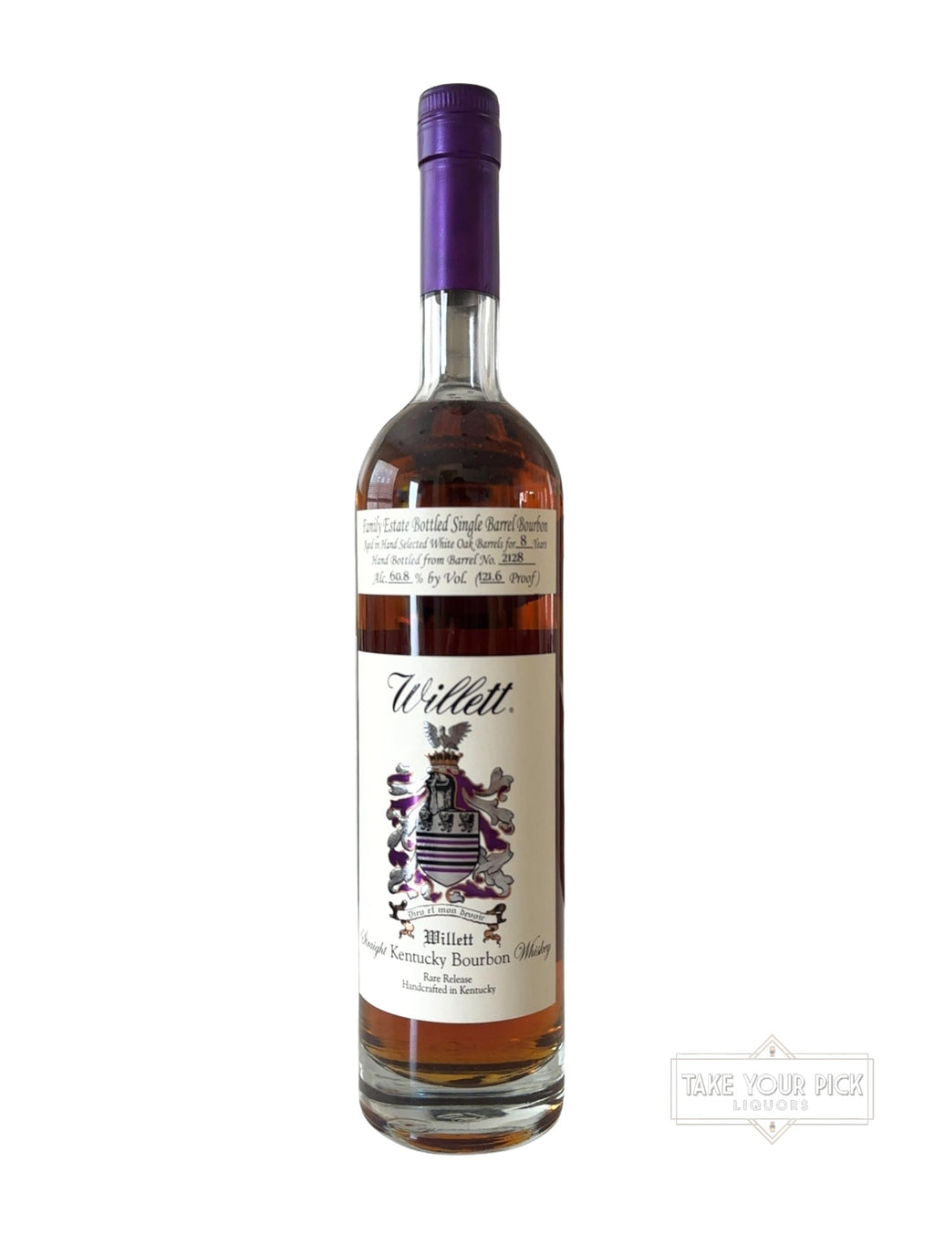 2020 Willett Drip Jack Rose Dining Saloon Family Estate Bottled Single Barrel Bourbon 121.6 Proof 750ml