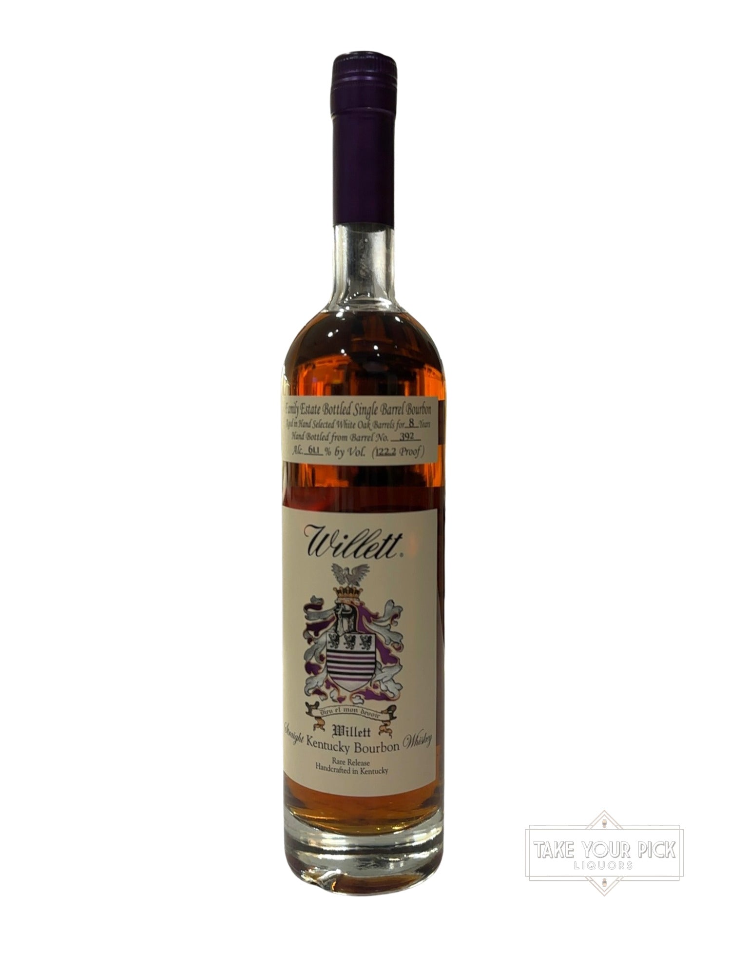 2020 Willett Lions Share Family Estate Bottled Single Barrel Bourbon 122.2 Proof 750ml