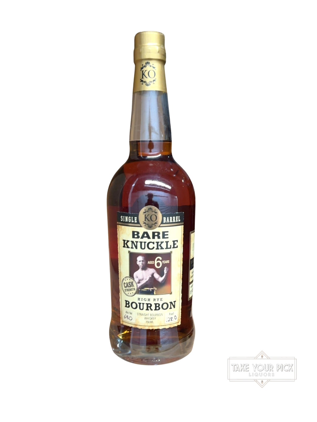 2021 Bare Knuckle Single Barrel High Rye Bourbon 128 Proof 750ml