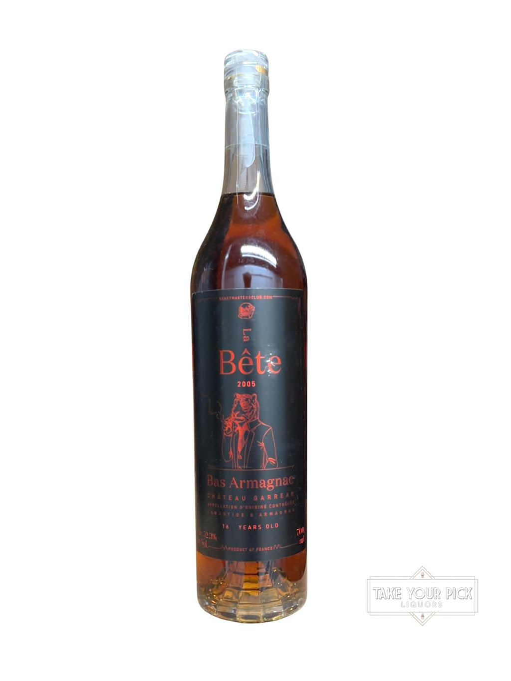 2021 Chateau Garreau La Bete 2005 Bas Armagnac Beastmasters Pick 104.6 Proof 700ml