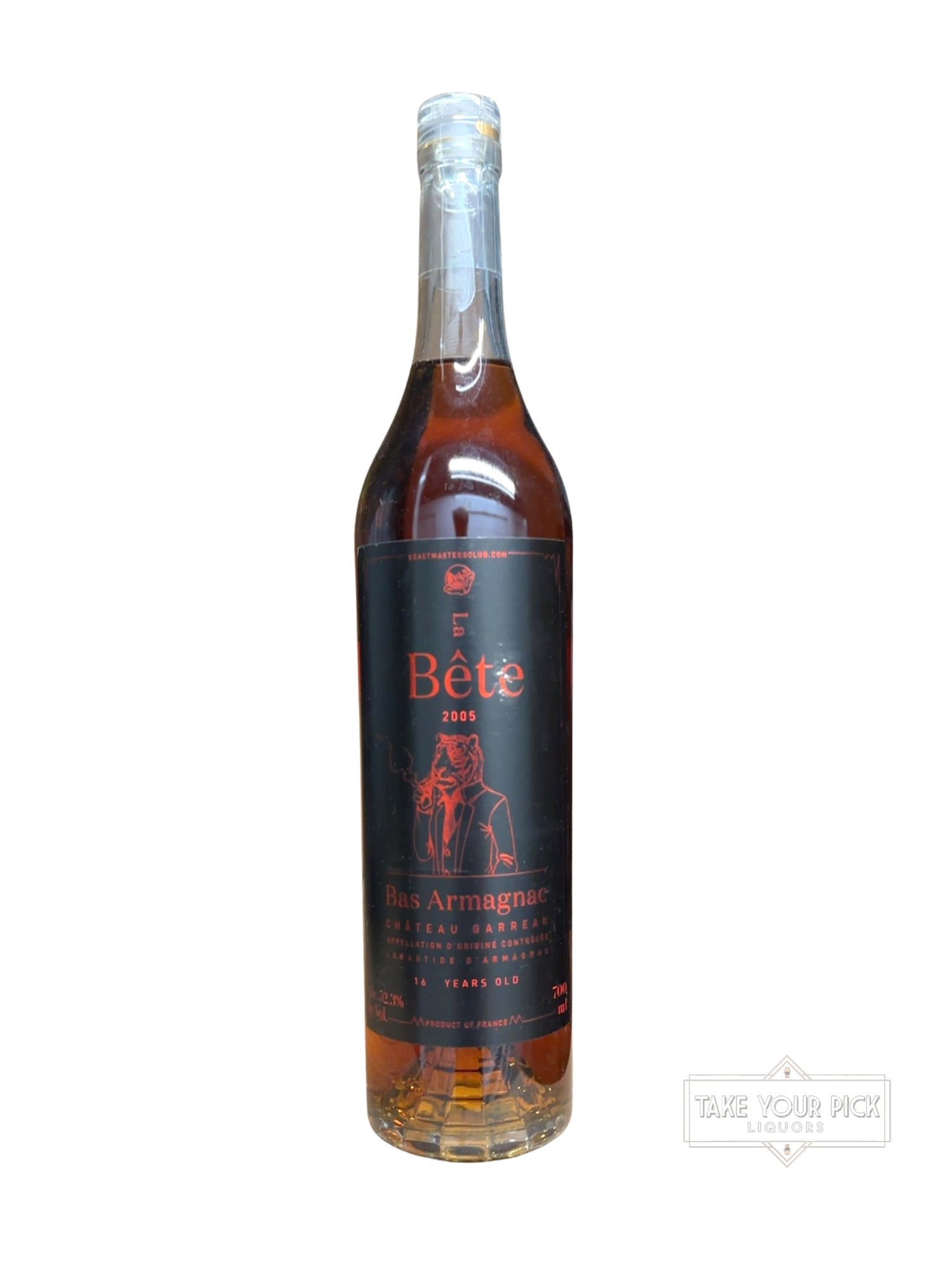 2021 Chateau Garreau La Bete 2005 Bas Armagnac Beastmasters Pick 104.6 Proof 700ml