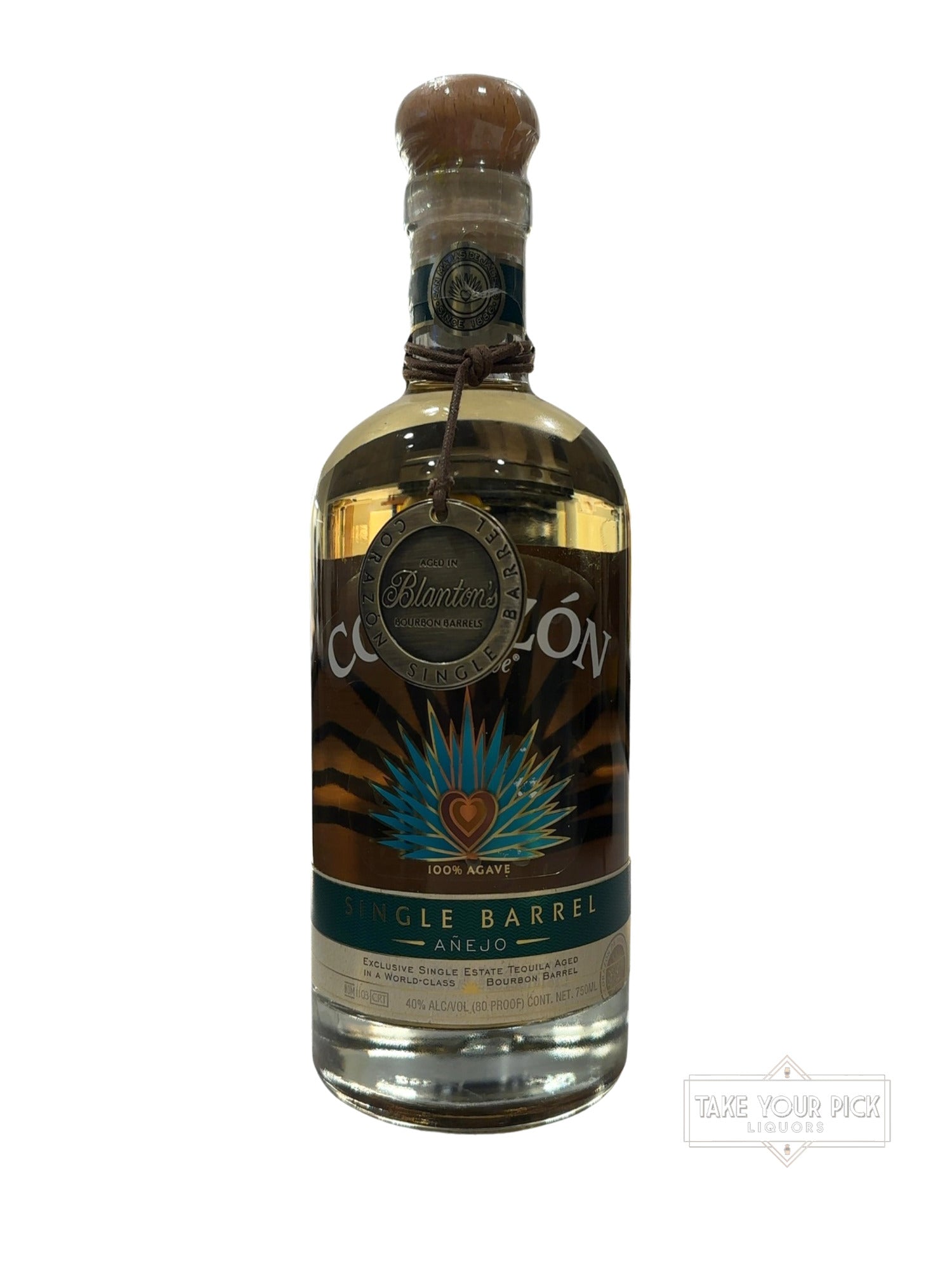 2021 Corazón Single Barrel Añejo 80 Proof 750ml