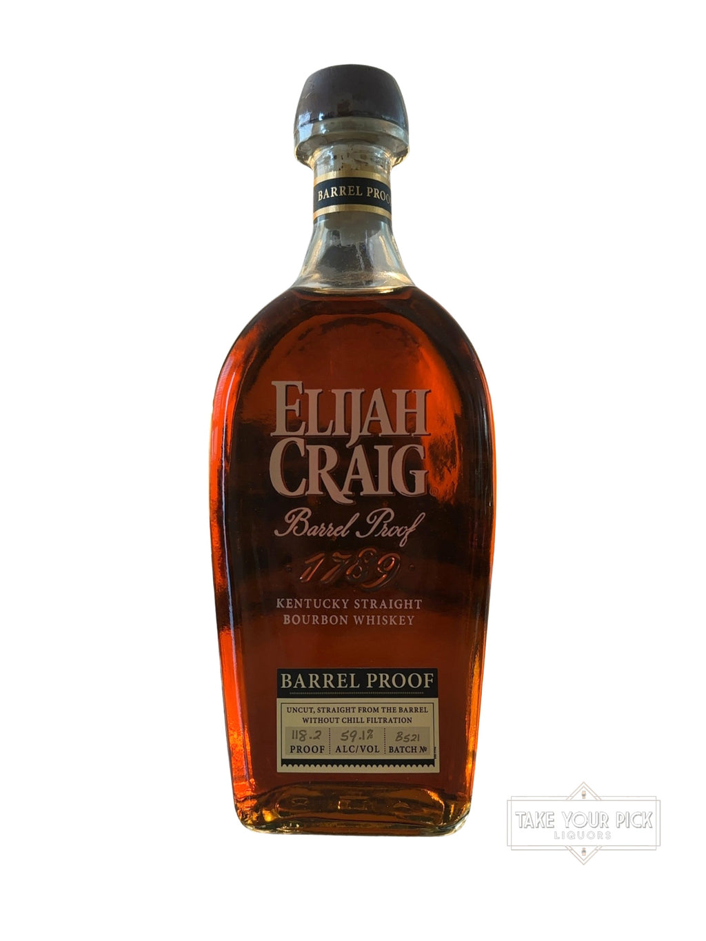 2021 Elijah Craig Barrel Proof 118.2 Proof 750ml Batch B521