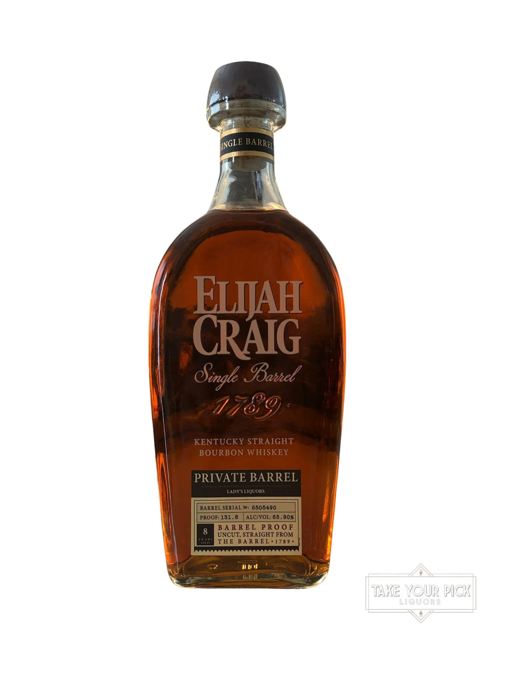 2021 Elijah Craig Lady's Liquors Single Barrel 131.8 Proof 750ml