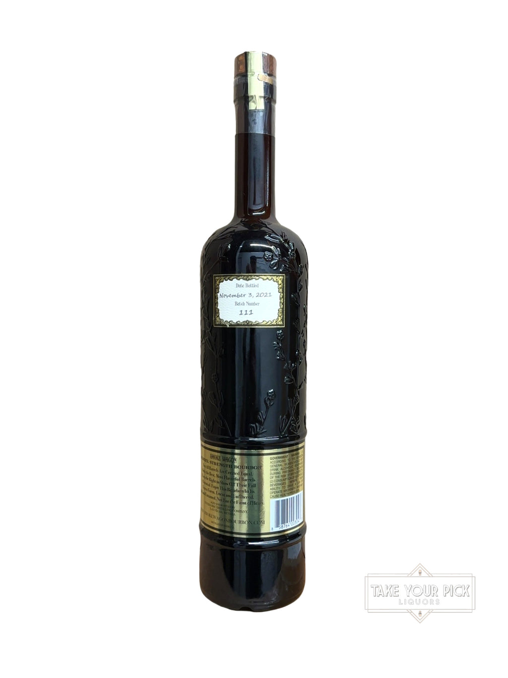 2021 SMOKE WAGON BARREL STRENGTH BOURBON 113.22 Proof 750ml Batch 111
