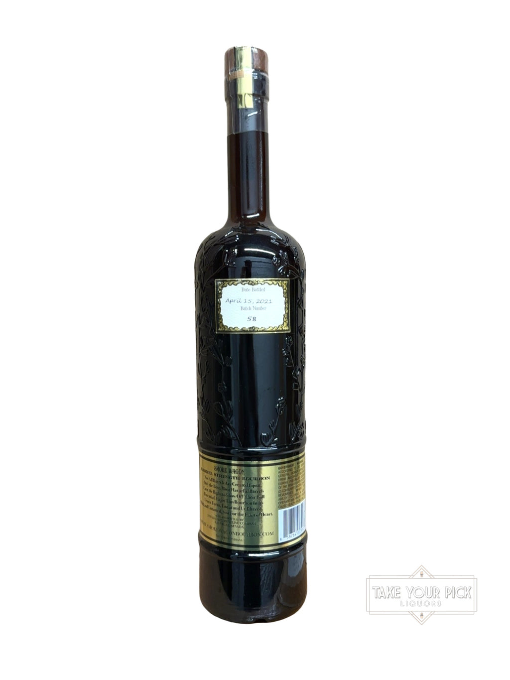 2021 SMOKE WAGON BARREL STRENGTH BOURBON 113.96 Proof 750ml Batch 58