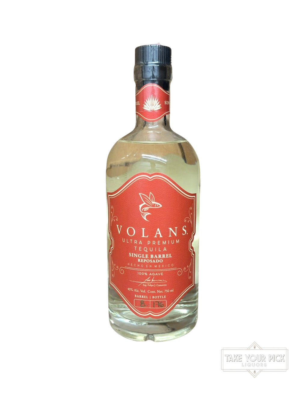 2021 Volans Ultra Premium Tequila Single Barrel Reposado 80 Proof 750ml
