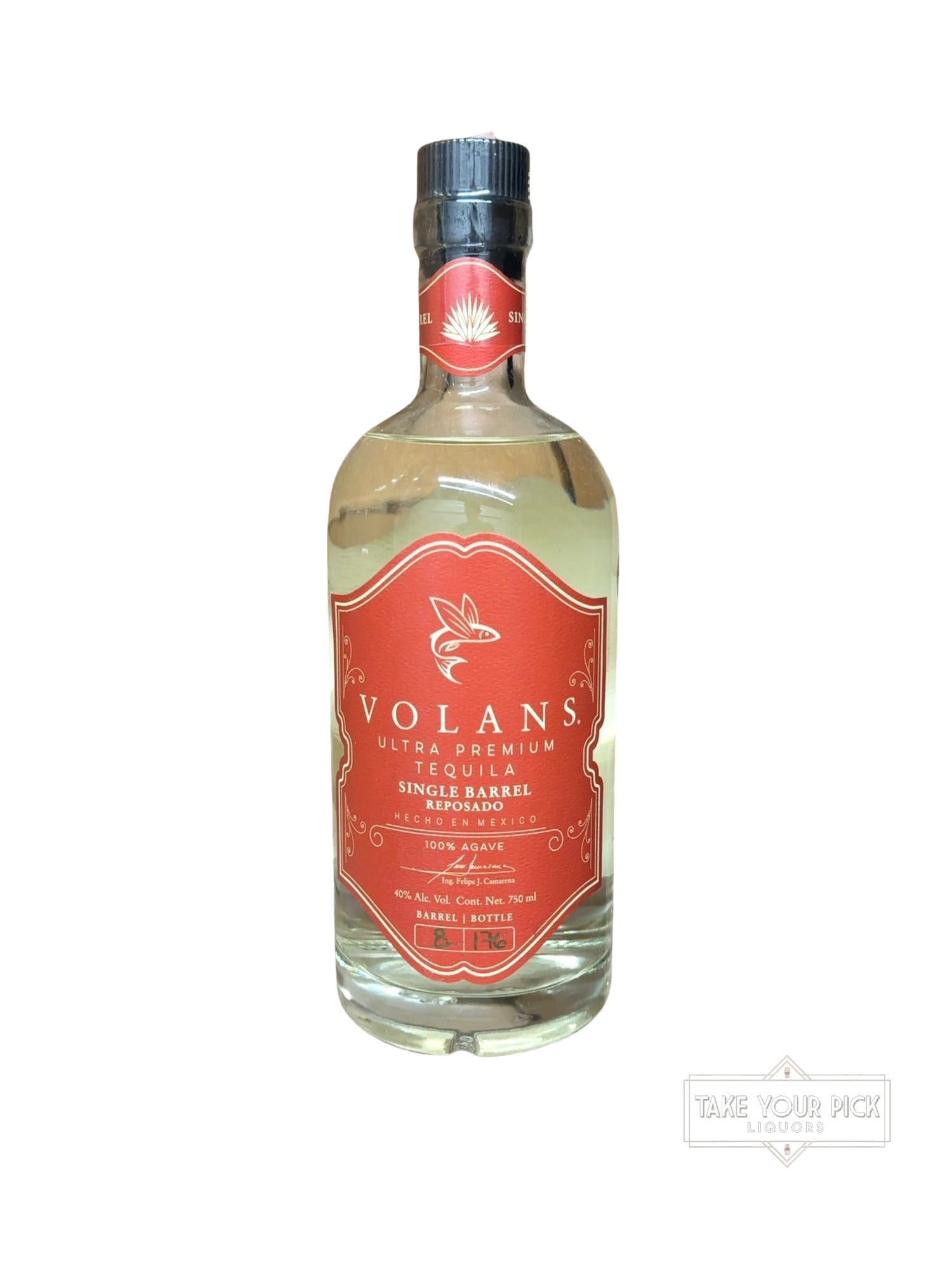 2021 Volans Ultra Premium Tequila Single Barrel Reposado 80 Proof 750ml