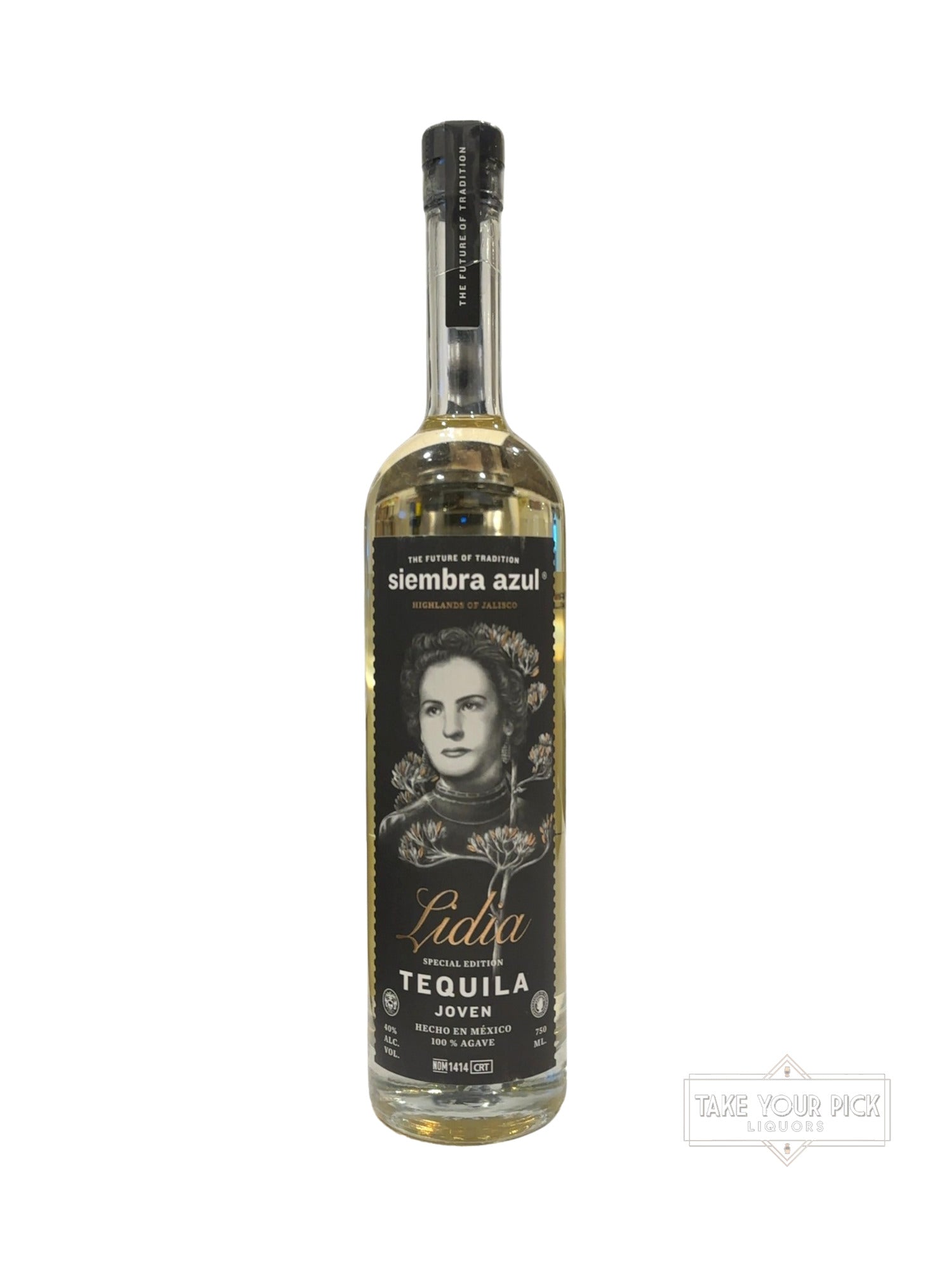 2022 Siembra Azul Lidia Special Edition Tequila Joven 80 Proof 750ml