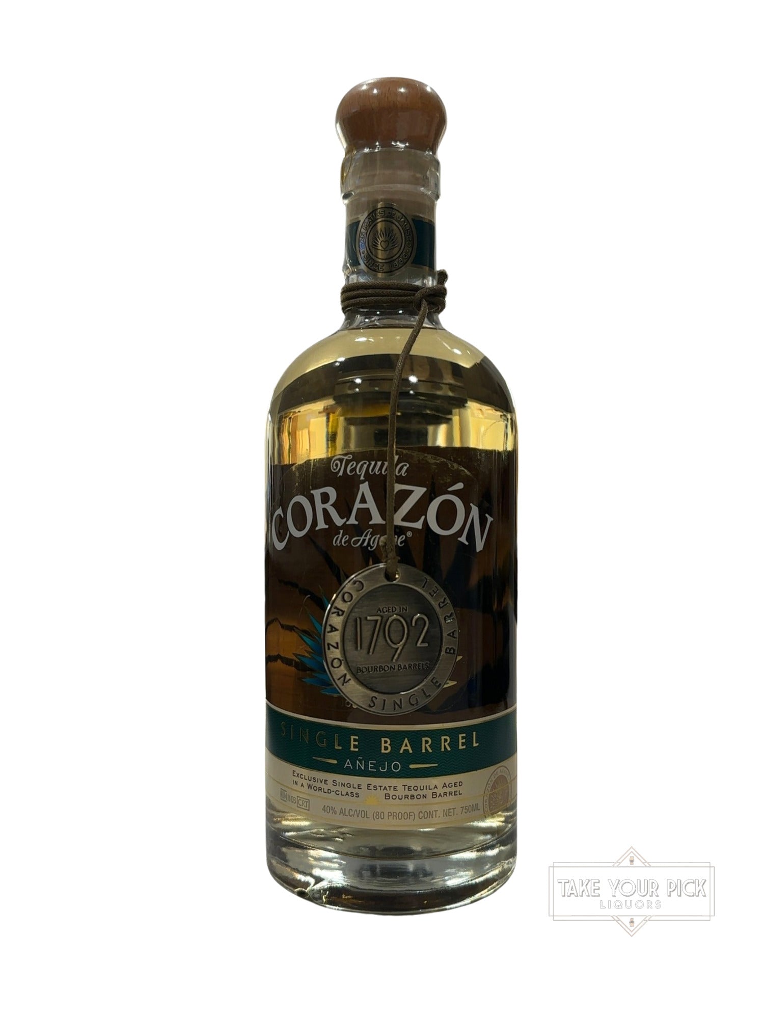 2023 Corazón Single Barrel Añejo 80 Proof 750ml