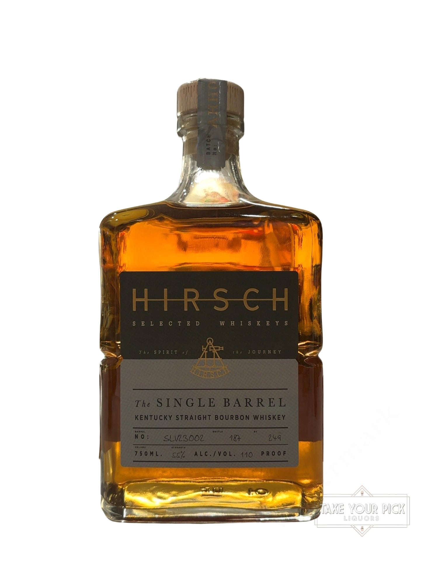 2023 Hirsch The Single Barrel Kentucky Straight Bourbon Whiskey 110 Proof