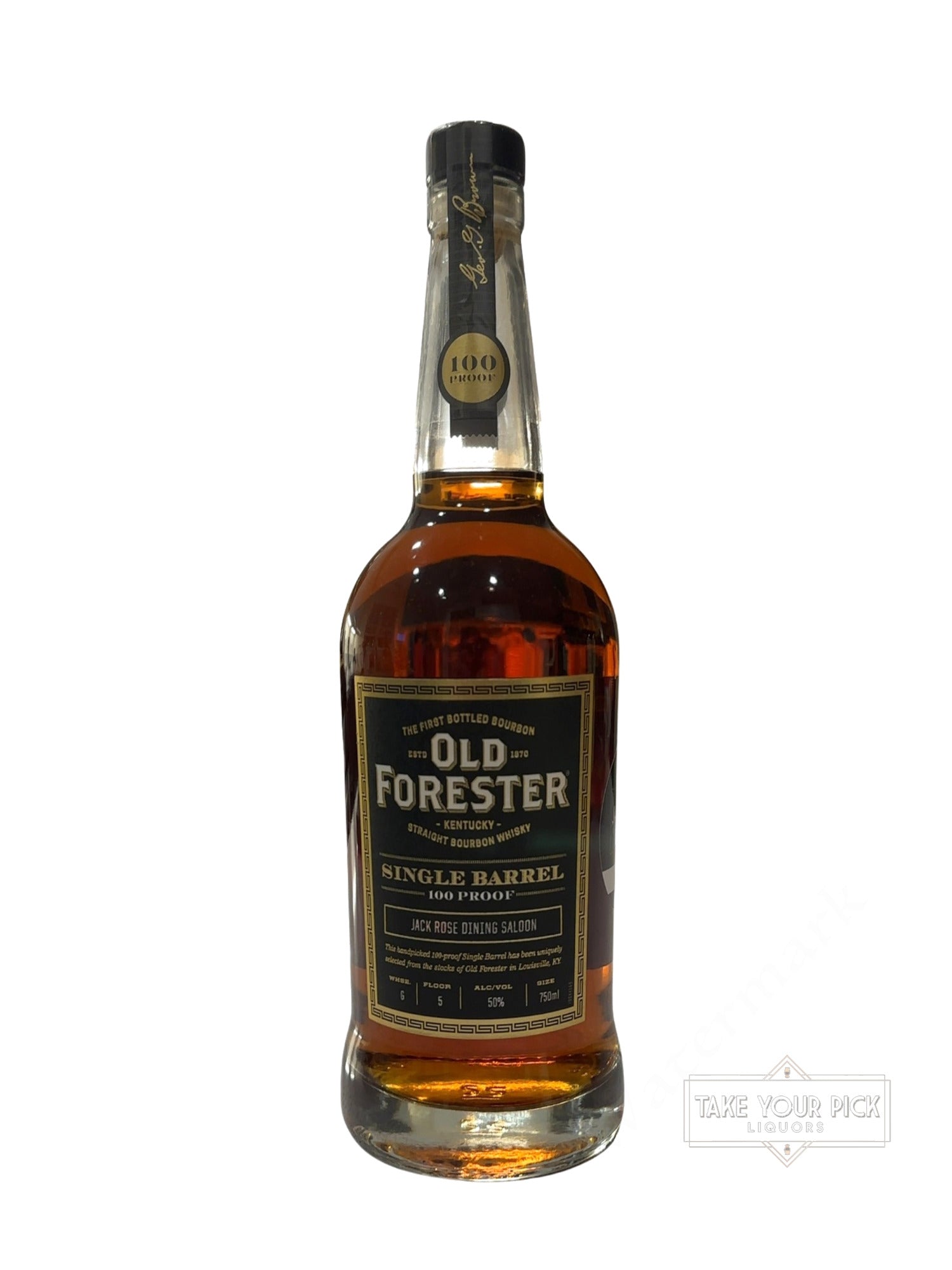 2023 Old Forester Jack Rose Dining Saloon Old Forester Single Barrel 100 Proof Jack Rose Dining Saloon