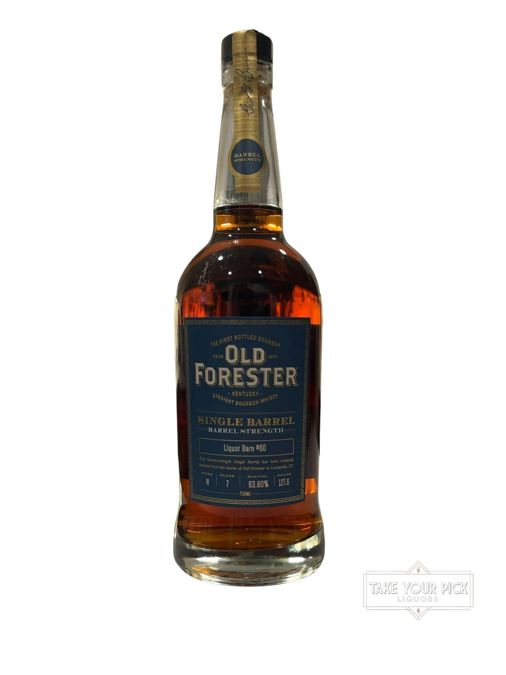 2023 Old Forester Single Barrel Barrel Strength 127.6 Proof 750ml