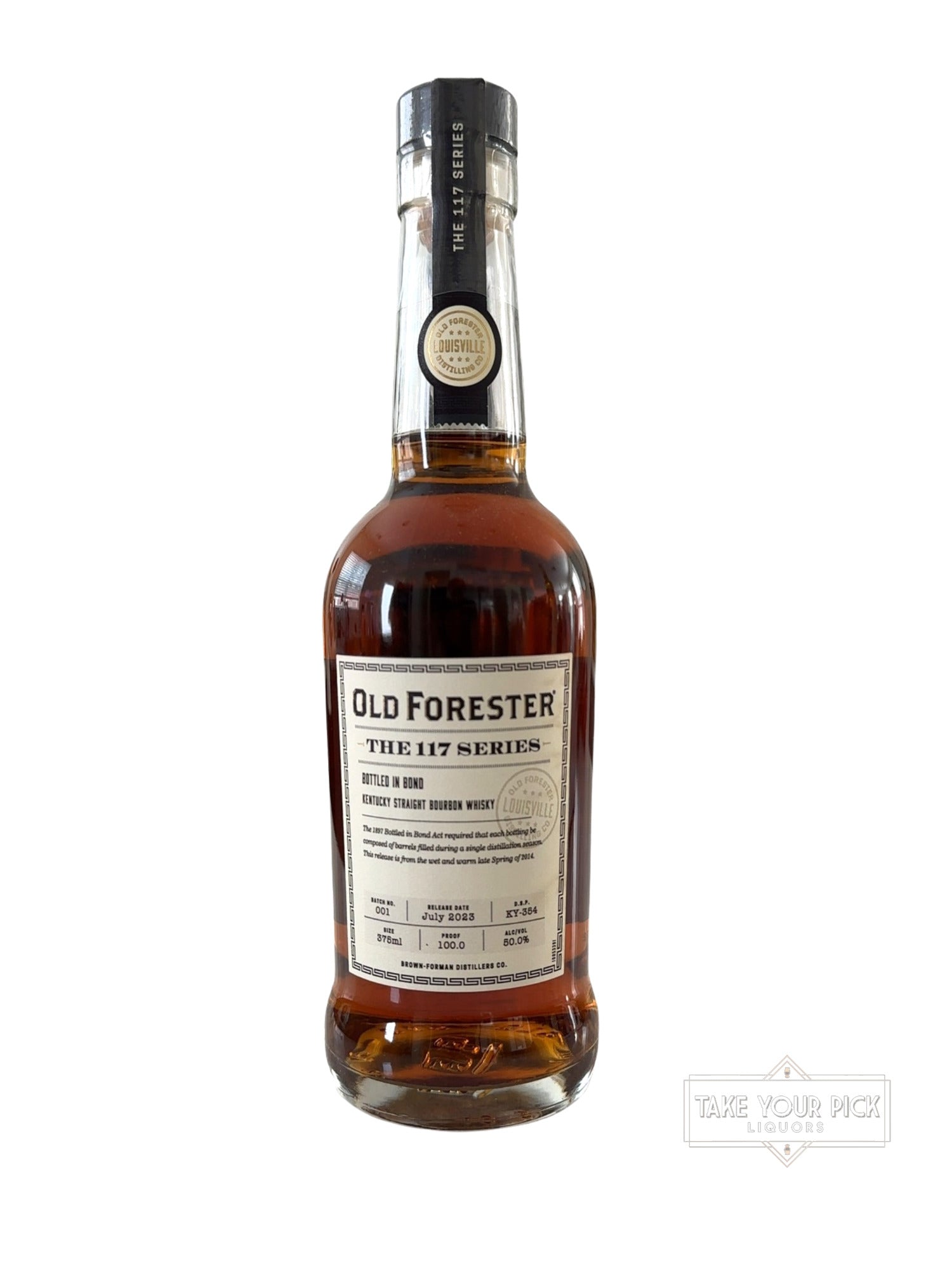 2023 Old Forester The 117 Series Bottled In Bond 100 Proof 375ml