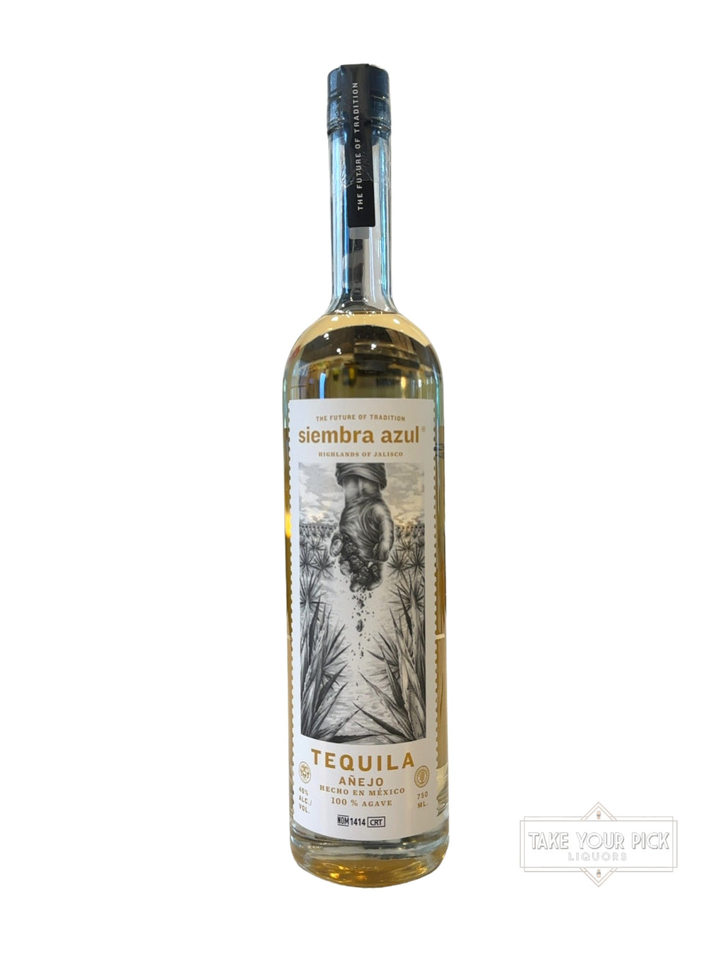 2023 Siembra Azul Tequila Añejo 80 Proof 750ml