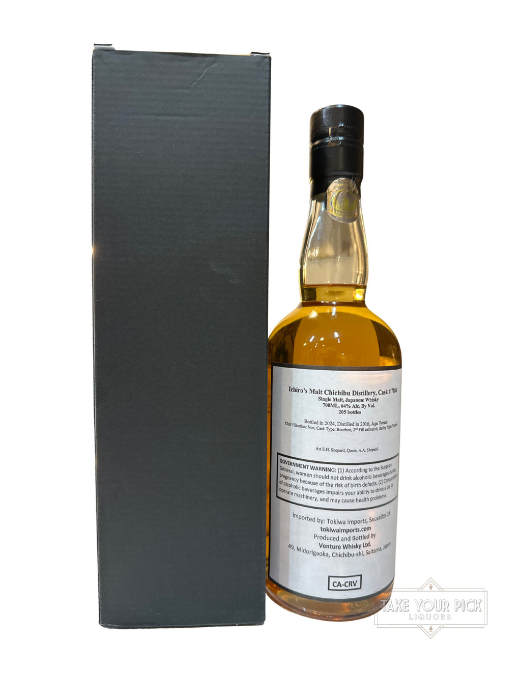 2024 Chichibu Cask #7084 Ichiro's Malt 128 Proof 700ml