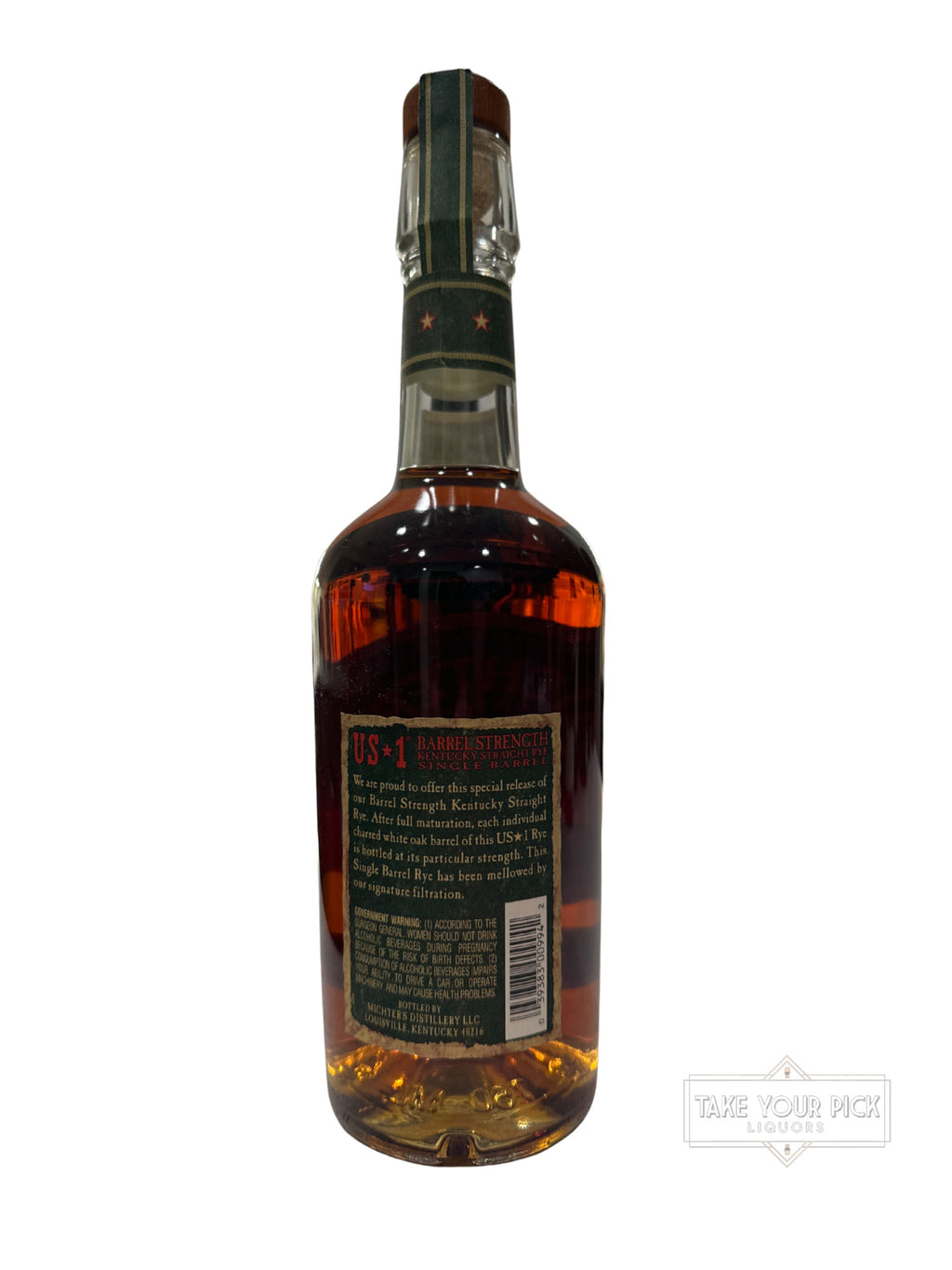 2024 Michter'Barrel Strength Kentucky Straight Rye Whiskey 109.8 Proof 750ml